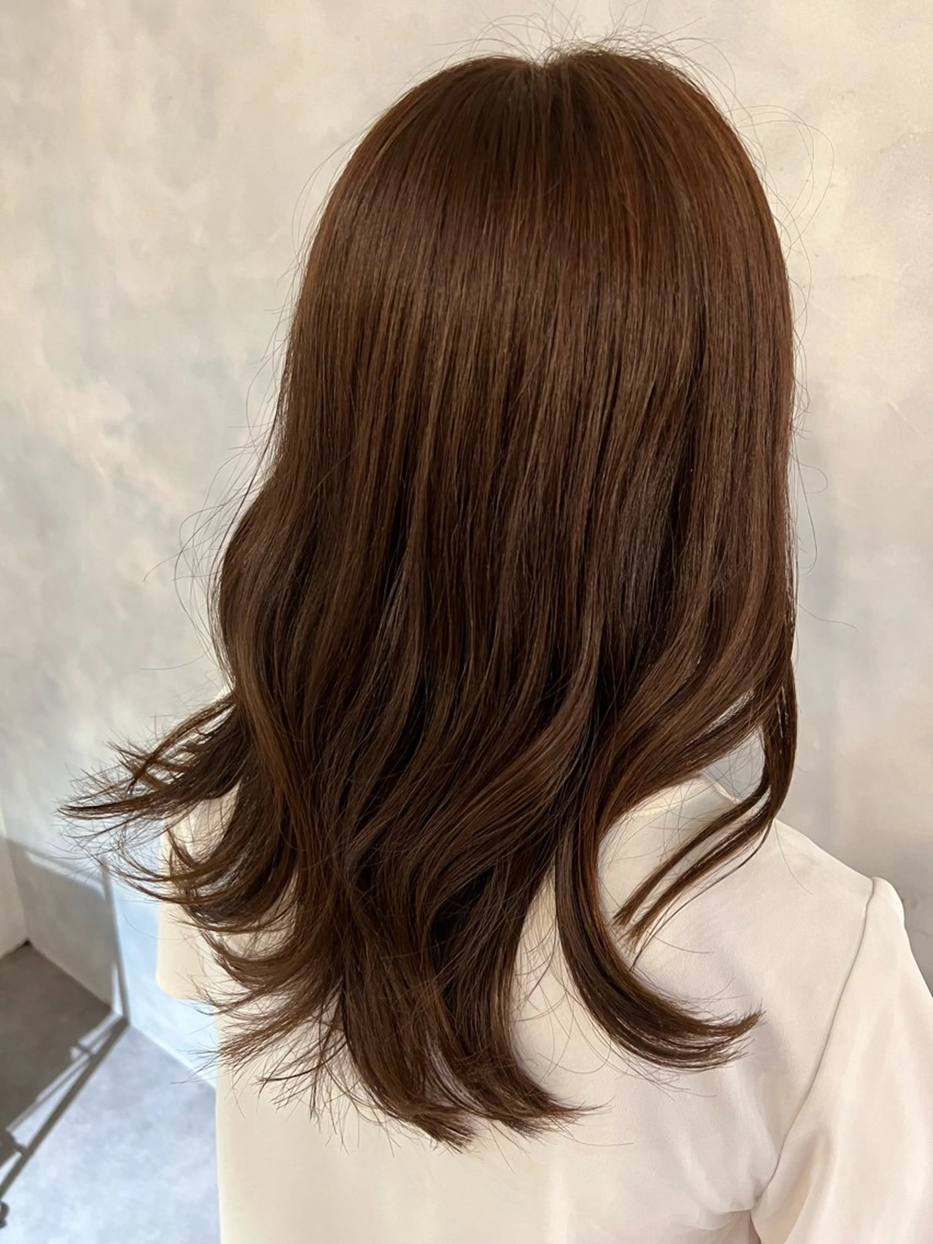 ロング カラー ベージュカラー soyon 心斎橋店のヘアスタイル