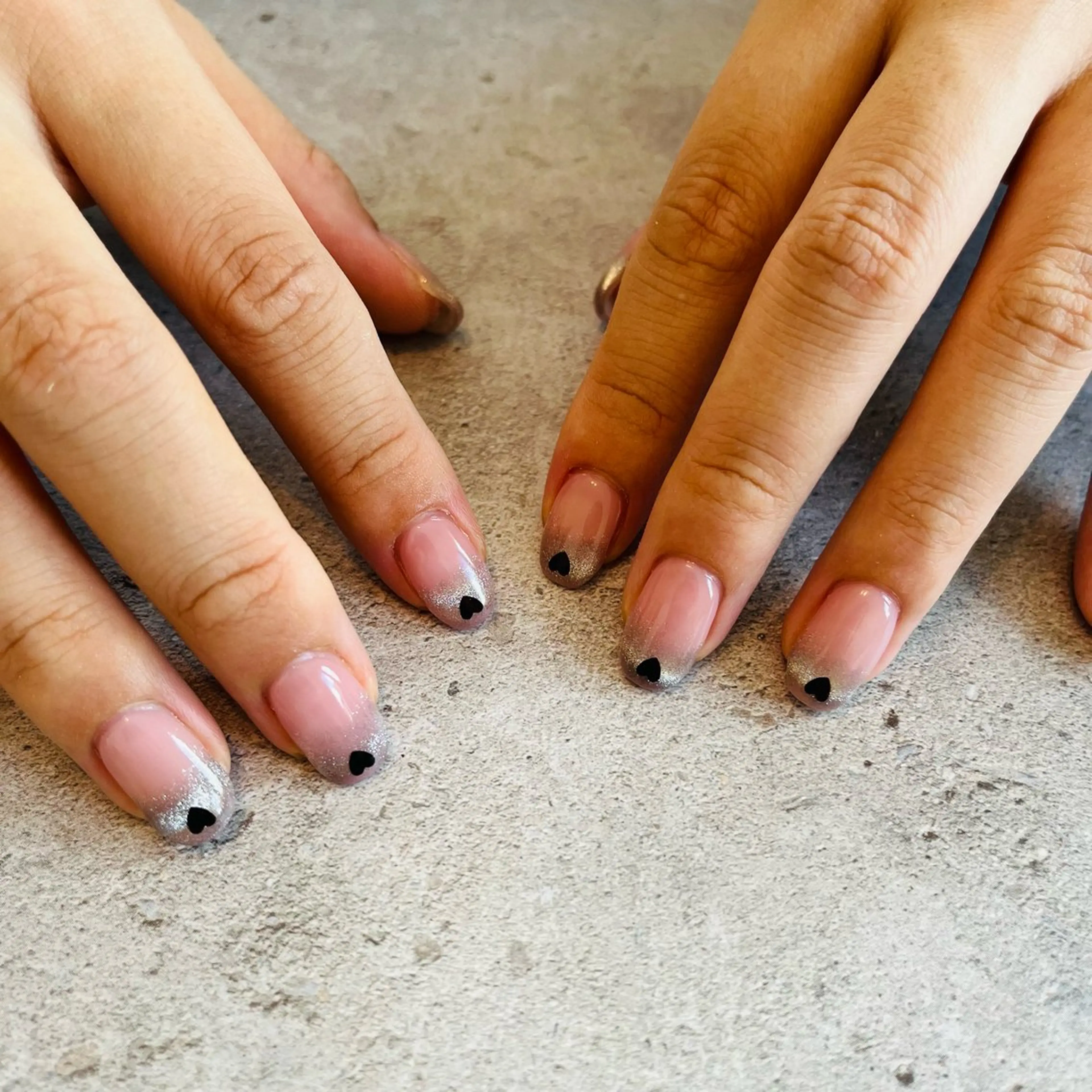 ネイル ハート Briwa✨nail 💅enoi ❤︎のネイルデザイン