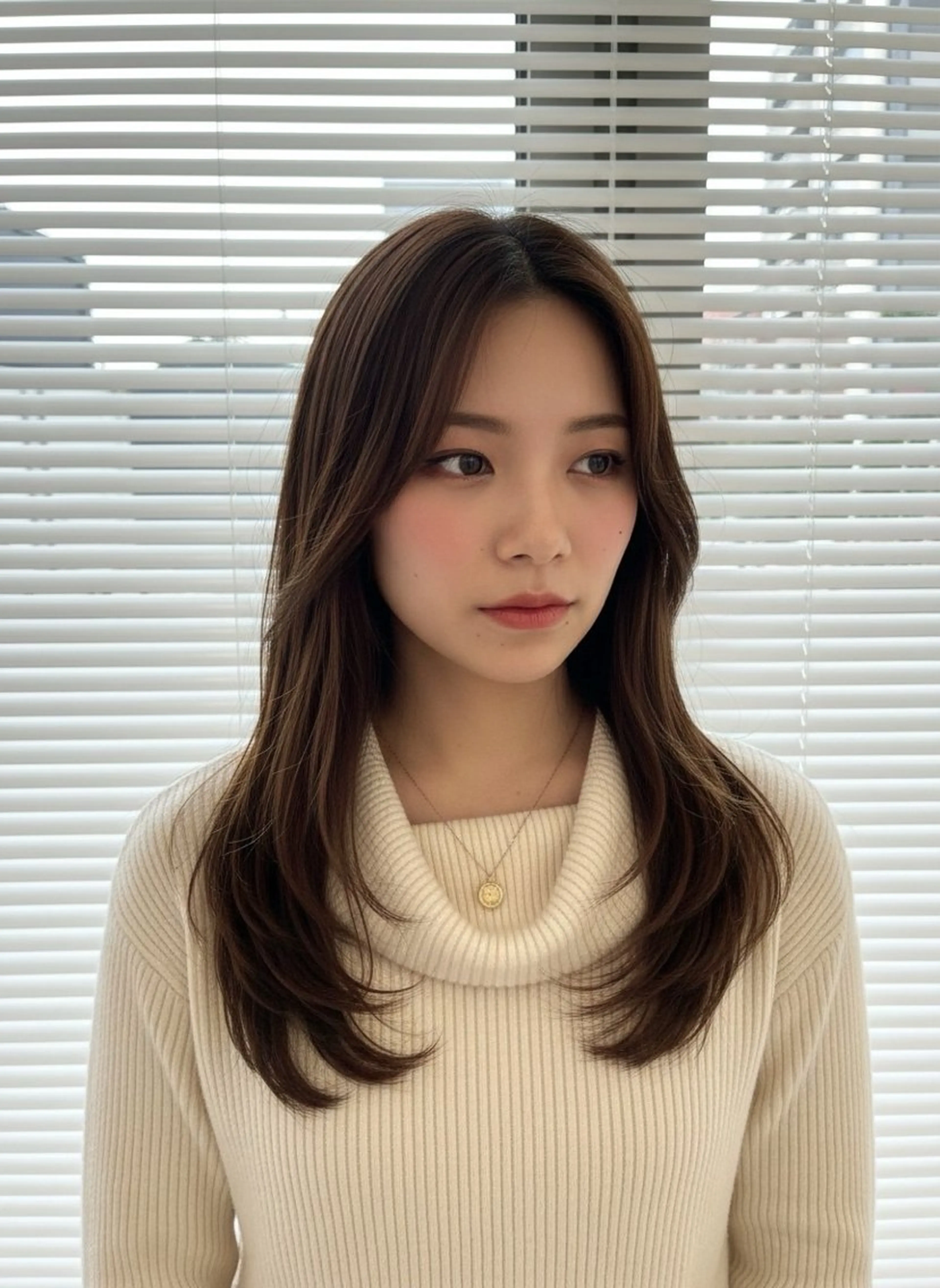 ロング カット トリートメント ヘッドスパ ヘアセット 🥯縮毛/レイヤー/ ベージュヘア🥯のヘアスタイル