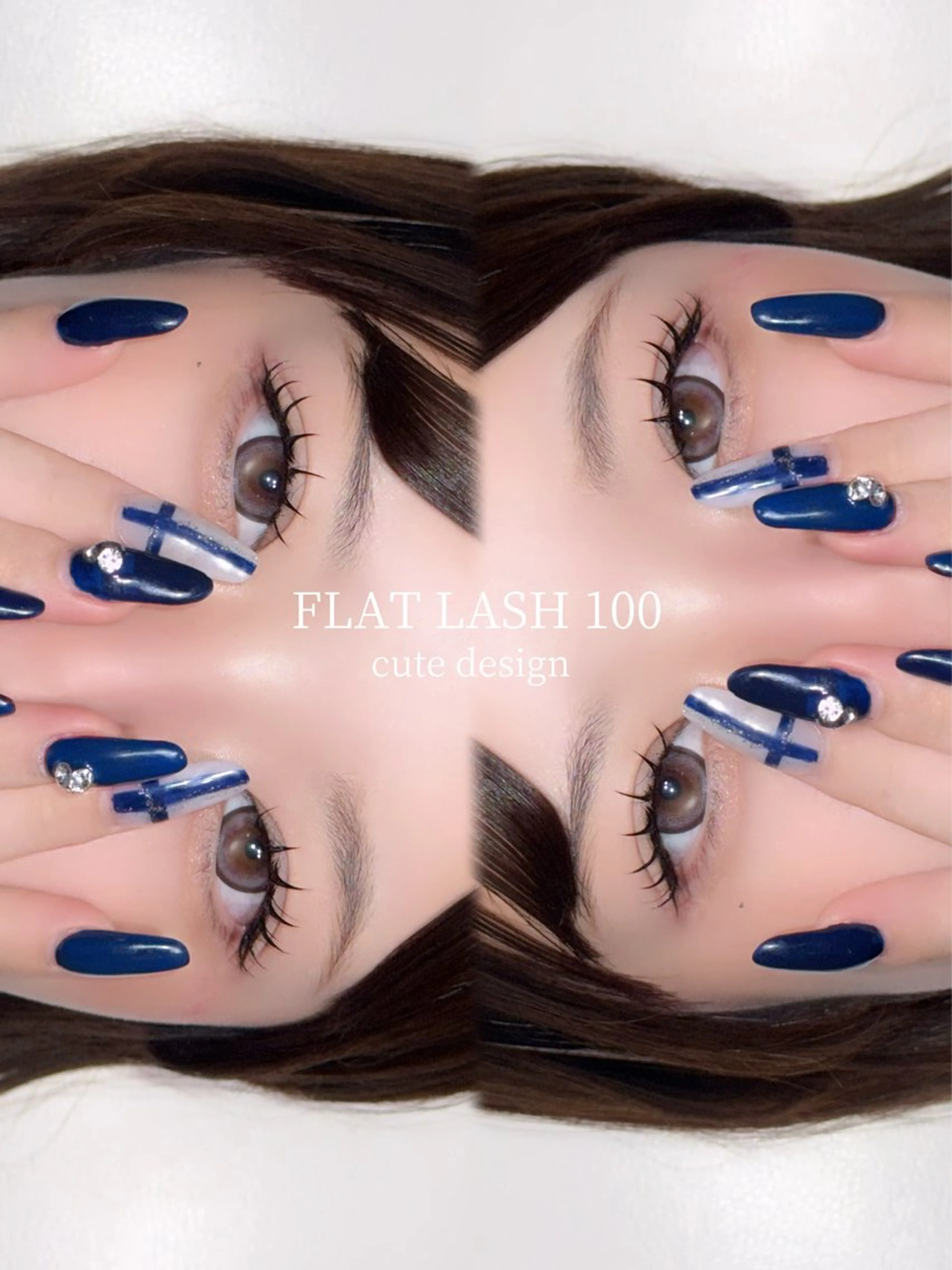 マツエク・マツパ フラットラッシュ CreBiA🍒 natsukiのマツエク・マツパデザイン