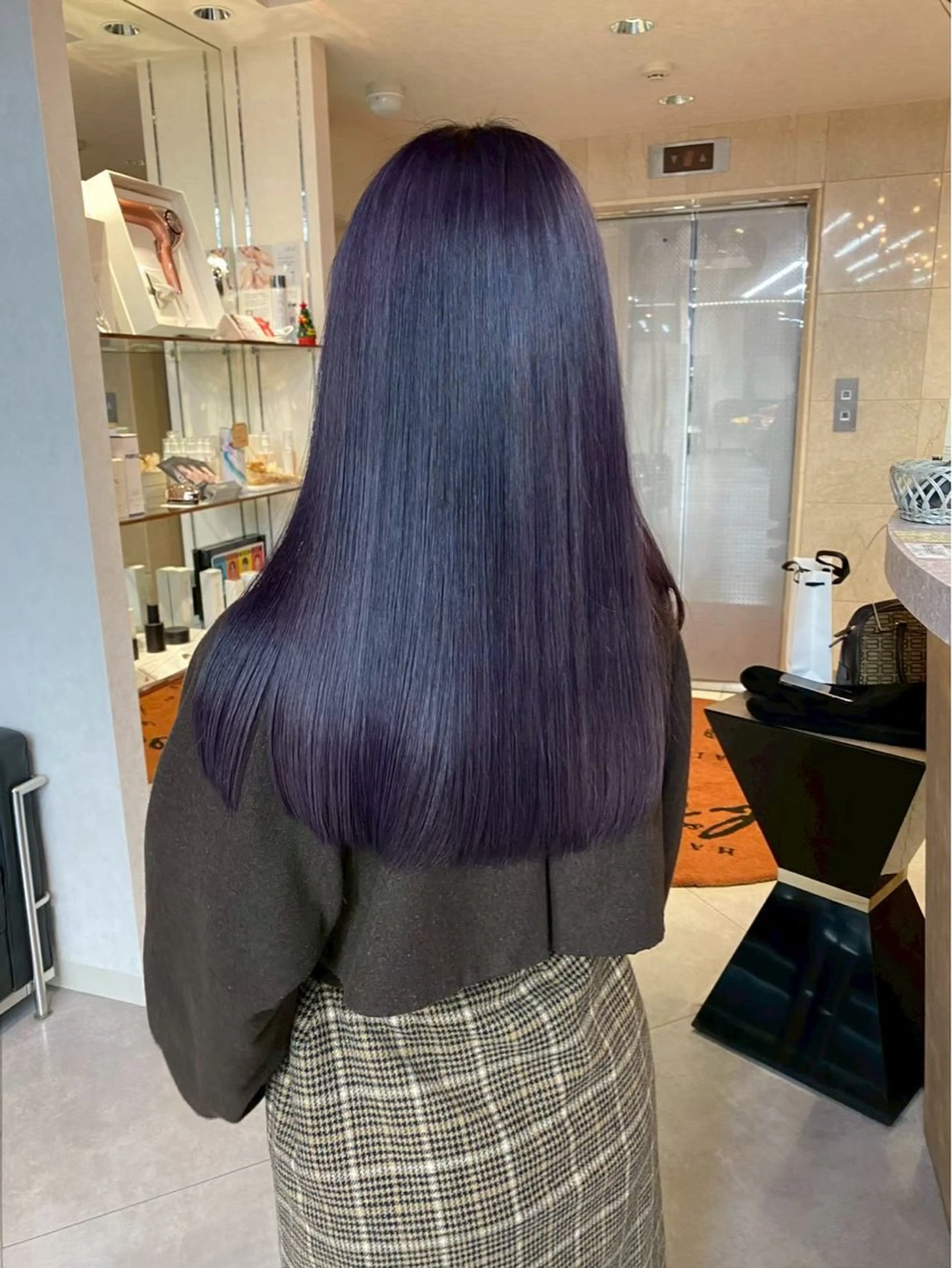 ロング カラー トリートメント 髪質改善/艶 カラー/れいなのヘアスタイル