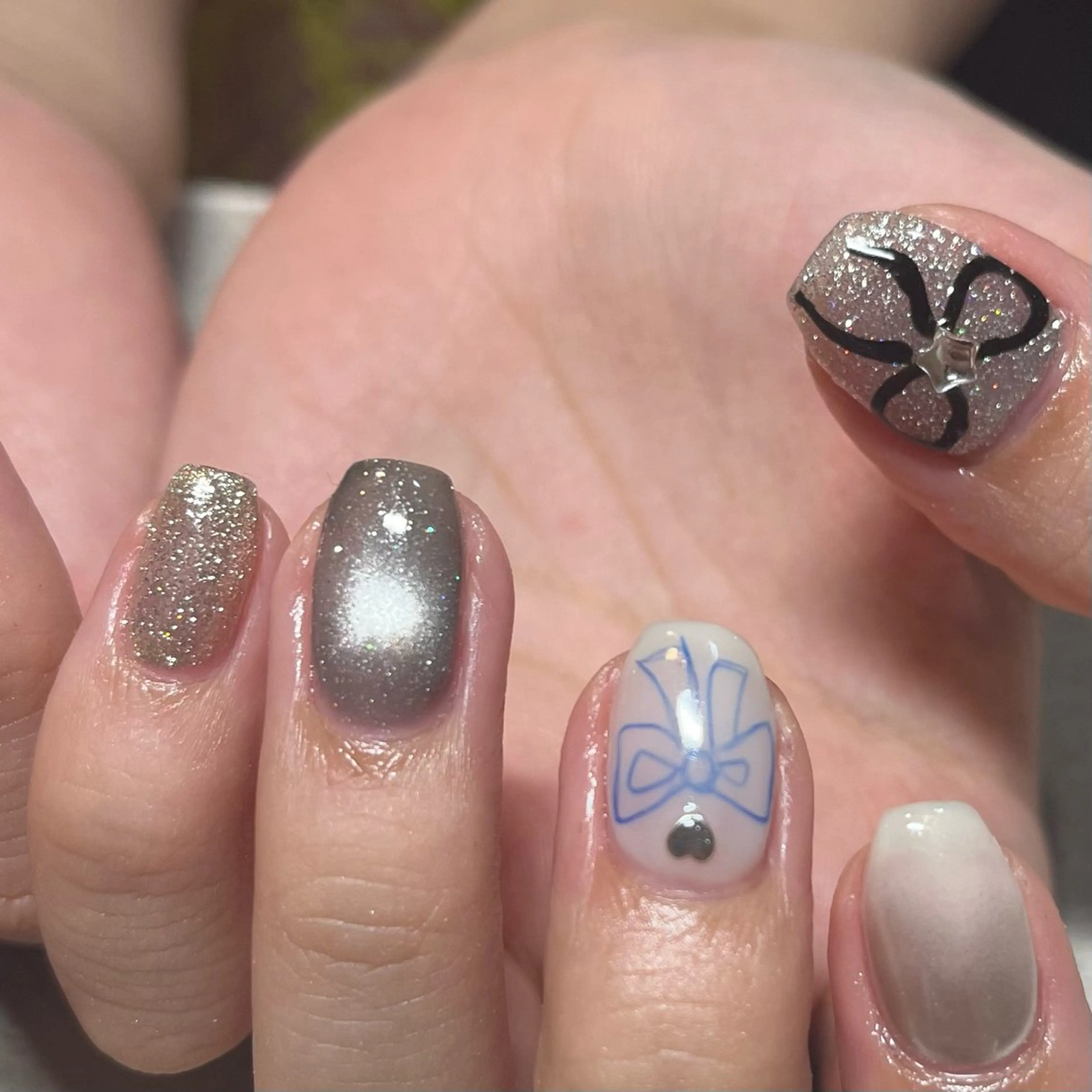 ネイル リボン share salon reir　(ルレイル)所属・rio nailのネイルデザイン