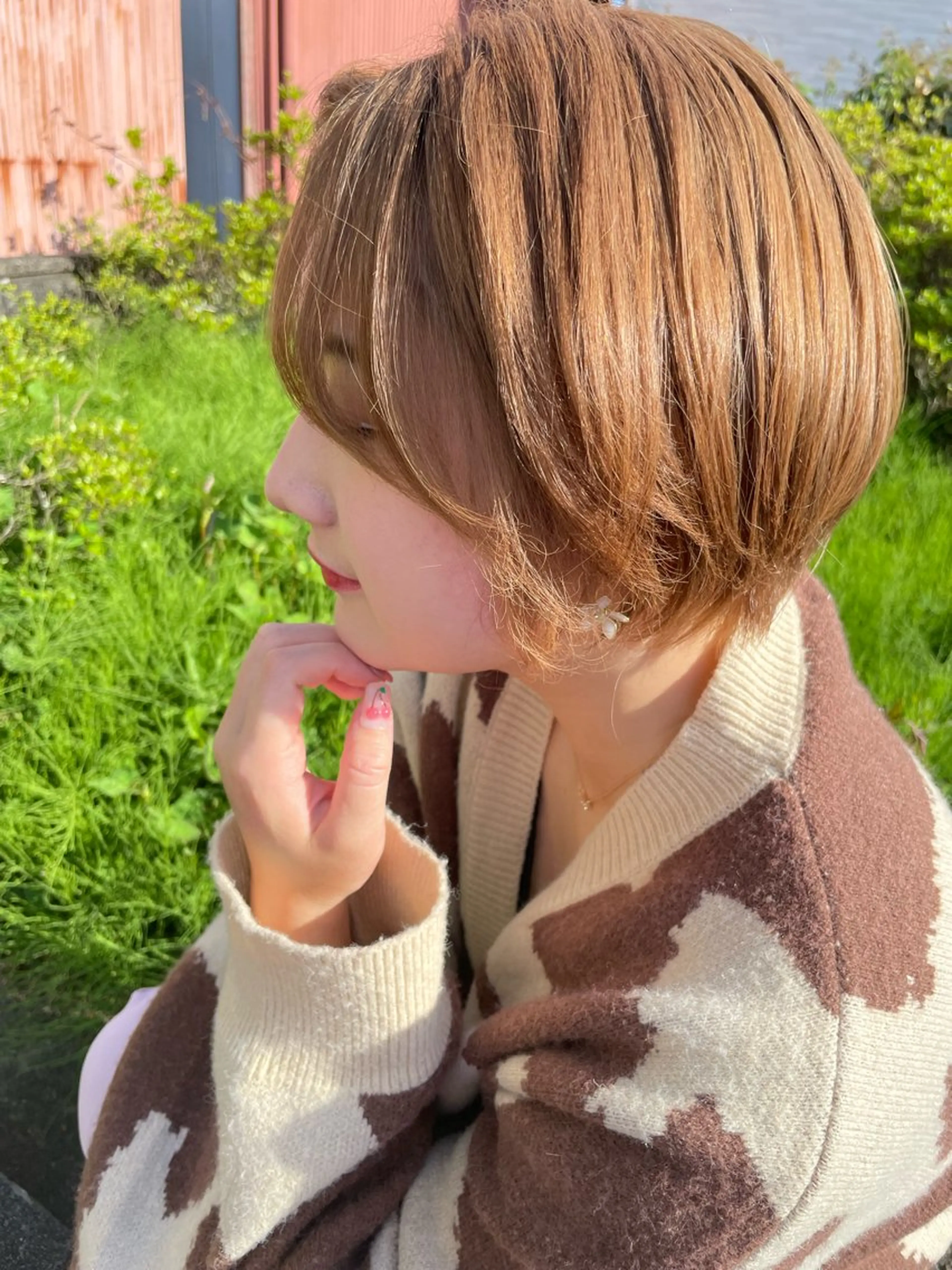 ショート ショートヘア ハイトーン×デザイン 🪽🫧HIKARIのヘアスタイル