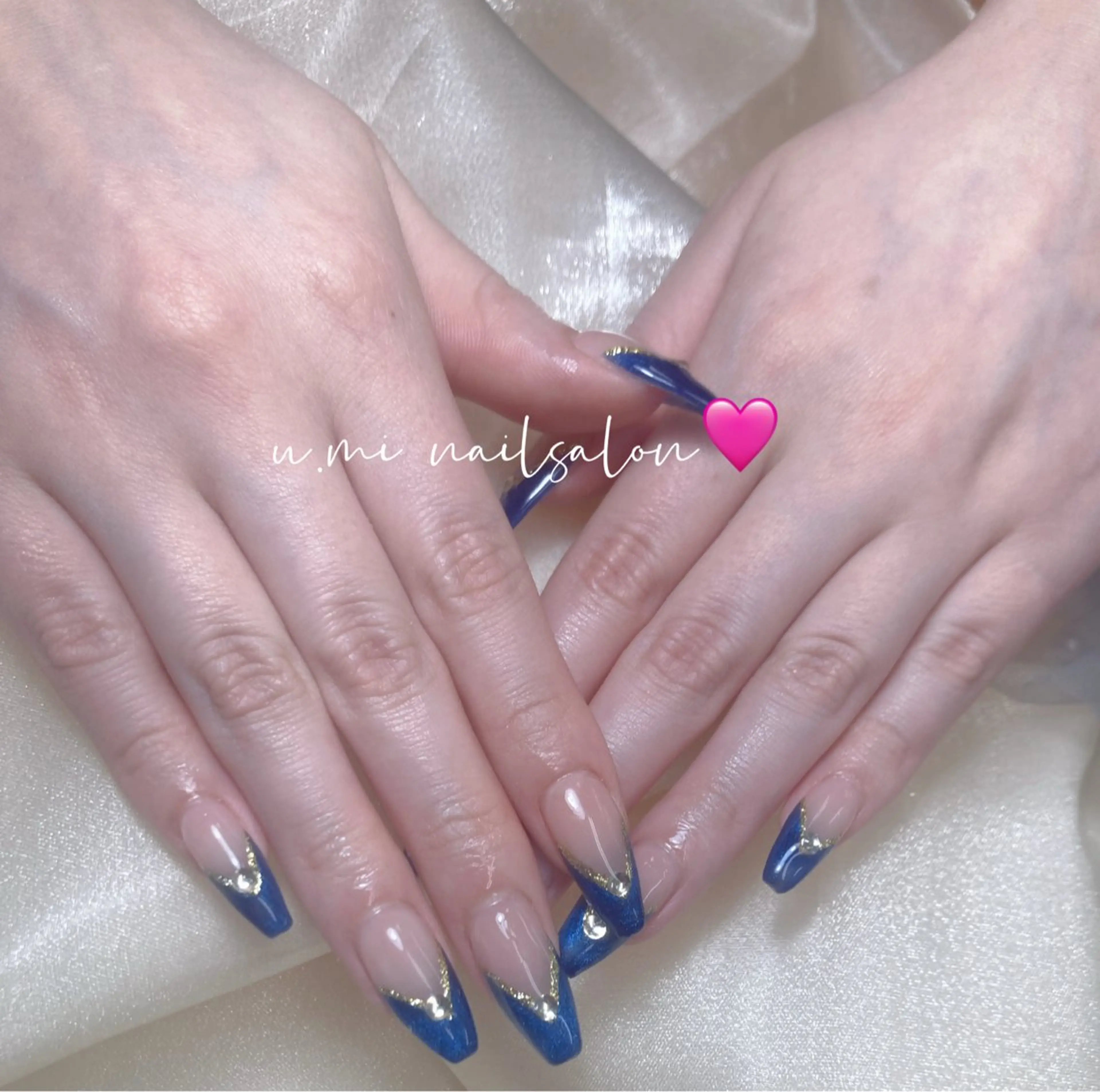 ネイル 長さ出し 持ち込み U·Mi nail salon所属・U·MI 上野御徒町店のネイルデザイン