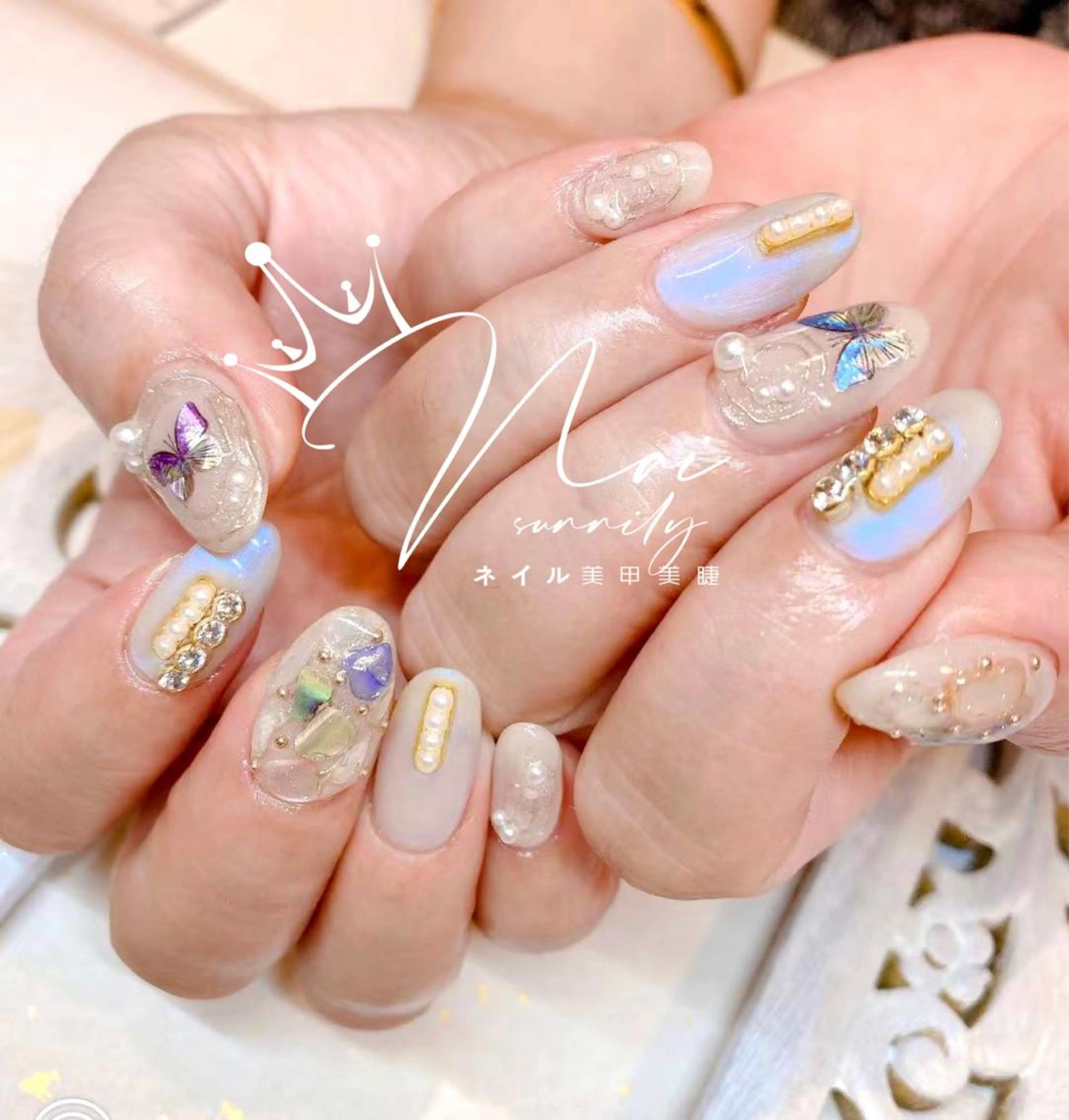 ネイル 長さだし専門店 M2　rikaのネイルデザイン