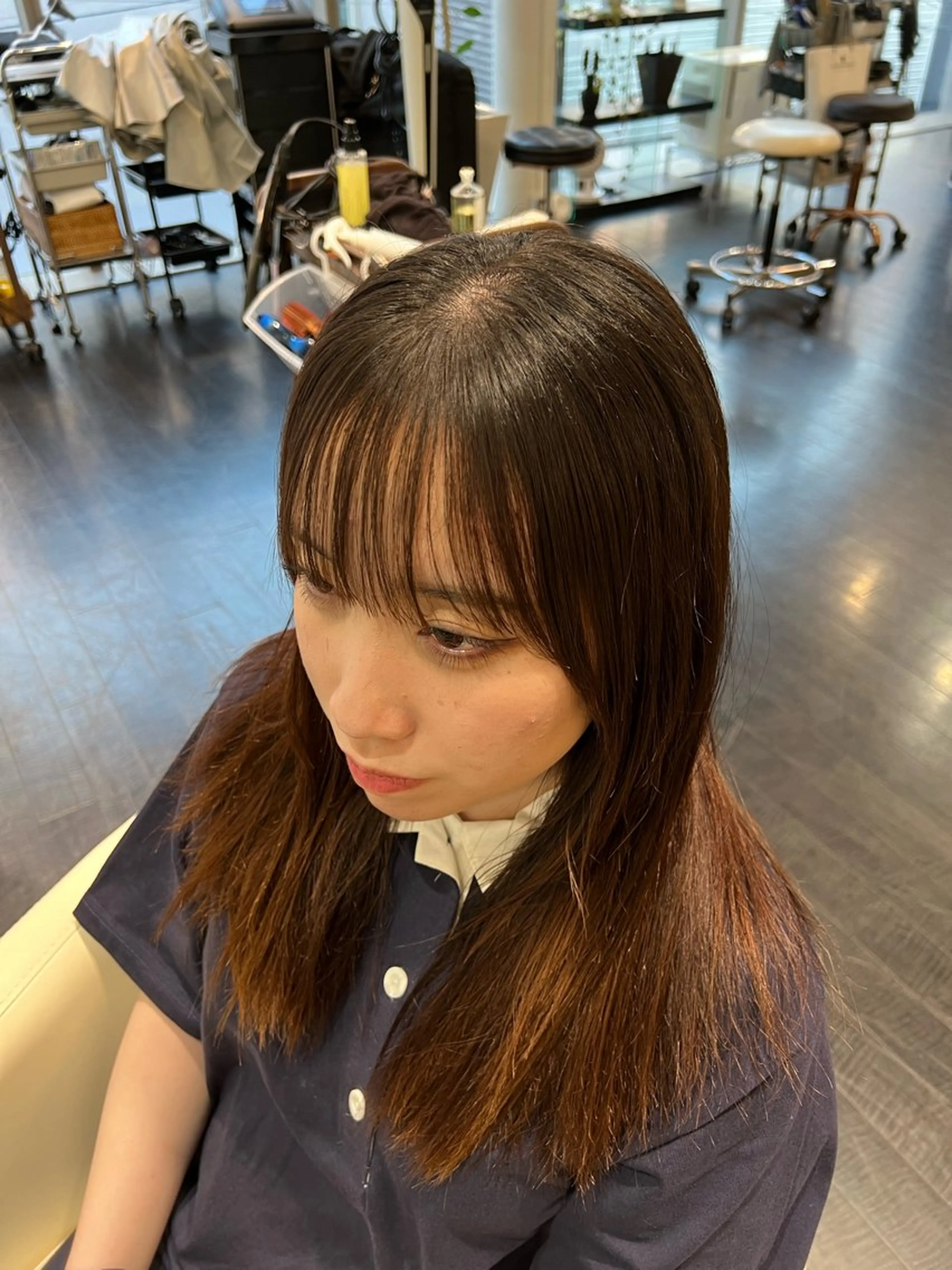 ショート パーマ カット 縮毛矯正 【髪質改善/縮毛矯正 /カラー】ホサカのヘアスタイル