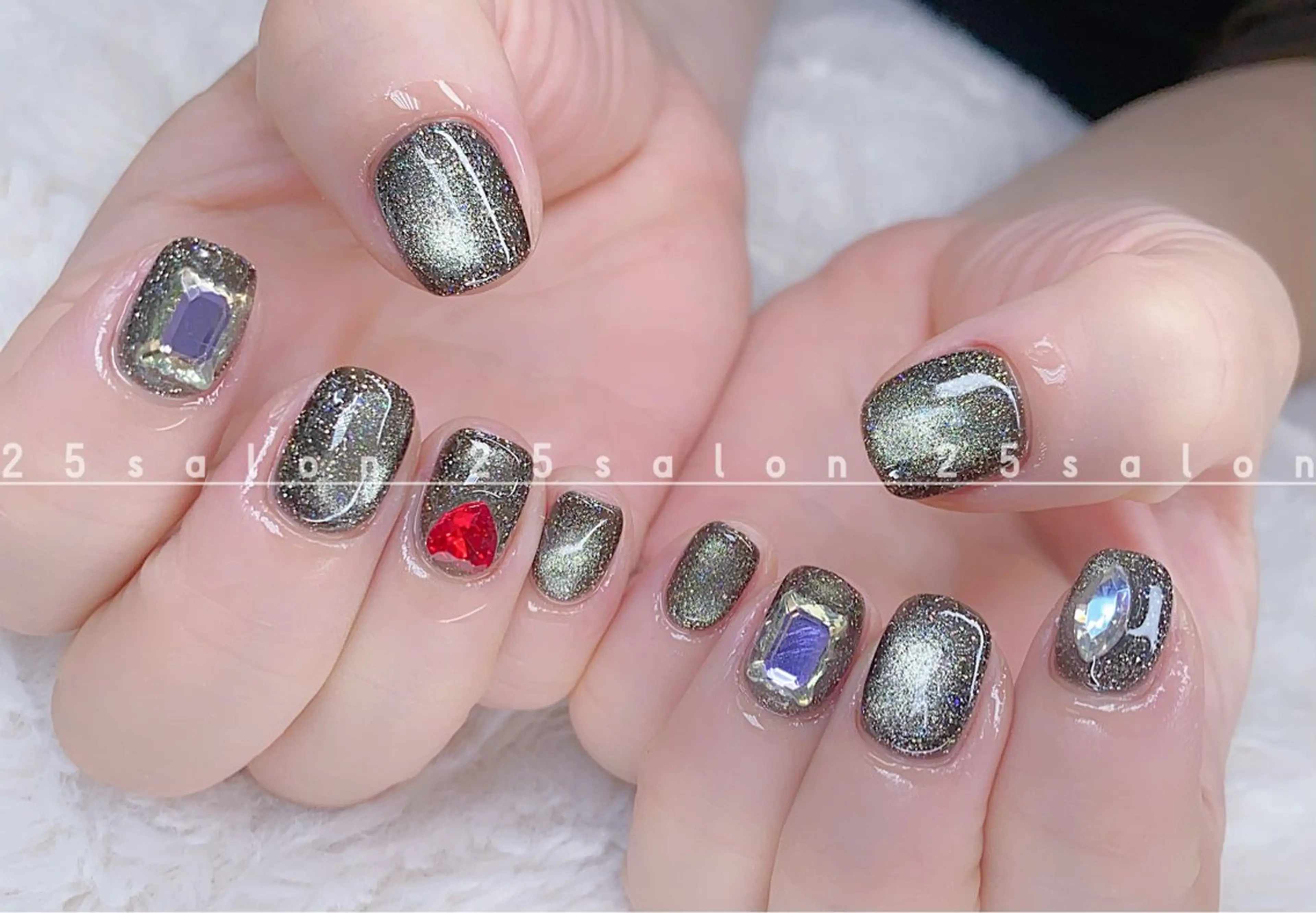 ネイル ジェルネイル 韓国ネイル ニュアンスネイル パラジェル ワンホンネイル 2 5のマツエク・マツパデザイン