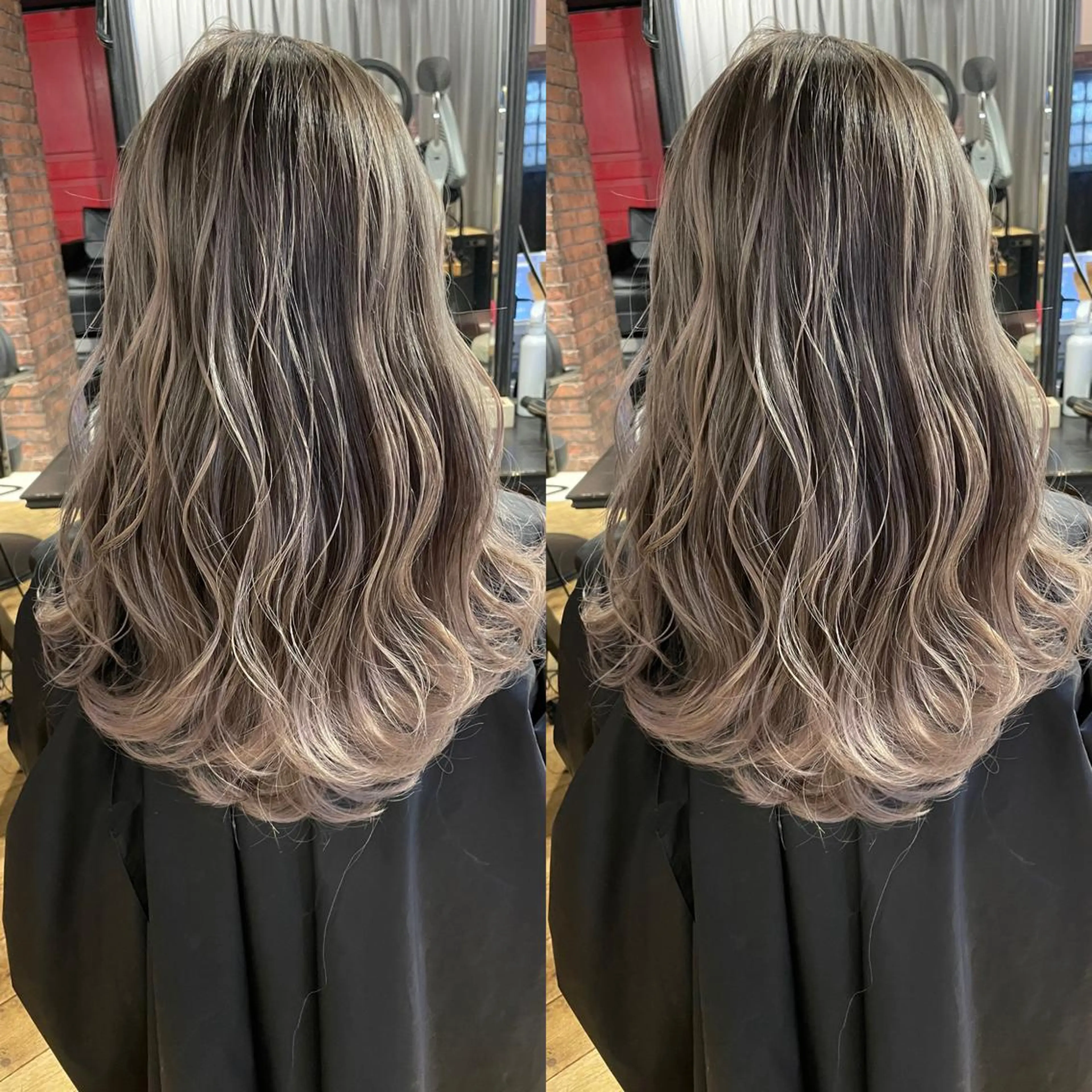 セミロング カット ヘアカラー トリートメント 田中 聖也のヘアスタイル