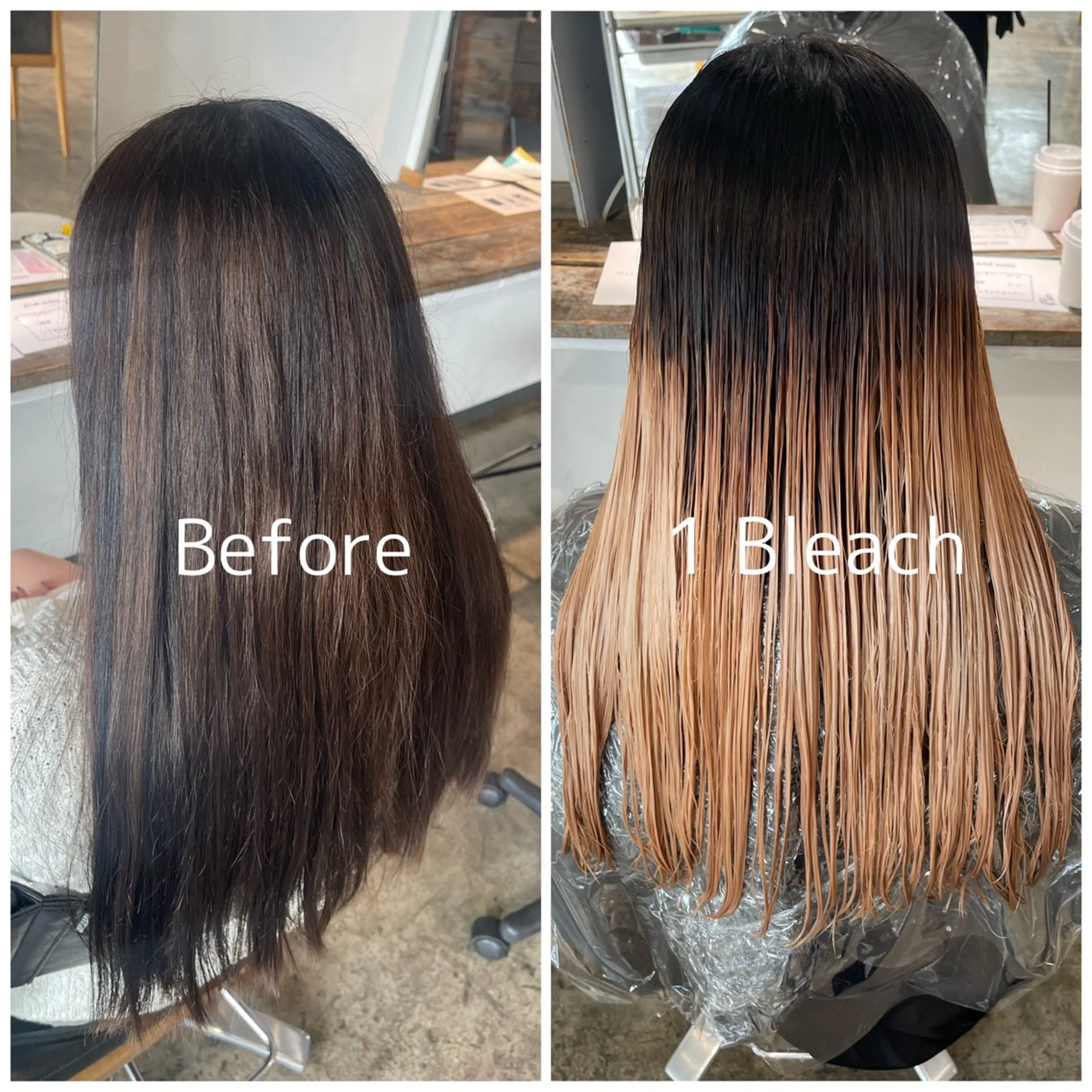 ロング カラー ブリーチ インナーカラー ムラ修正/ ハイトーン💖Riaのヘアスタイル