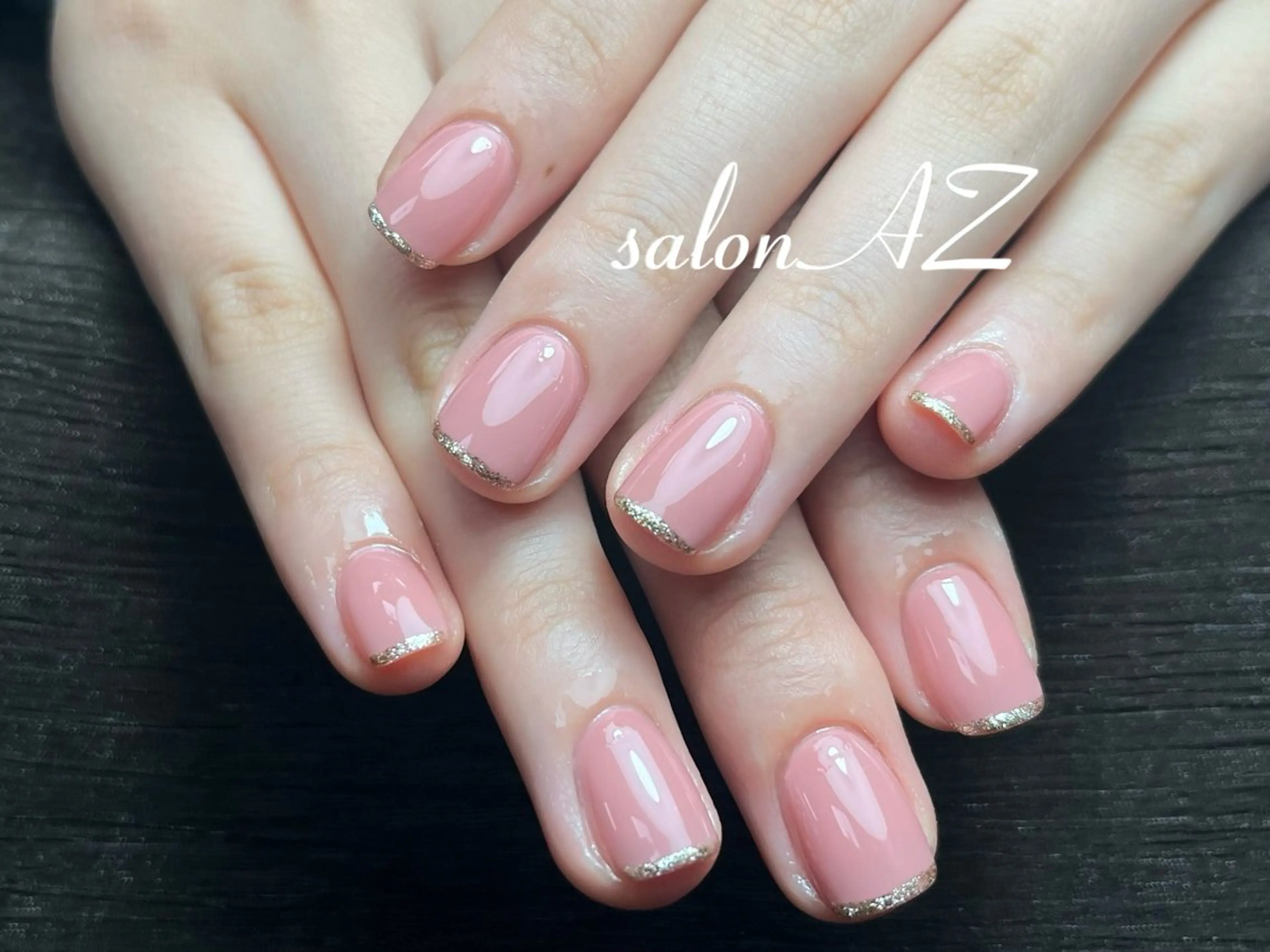 ネイル 長さ出し フットネイル フレンチネイル マグネットネイル ニュアンスネイル salon AZのネイルデザイン