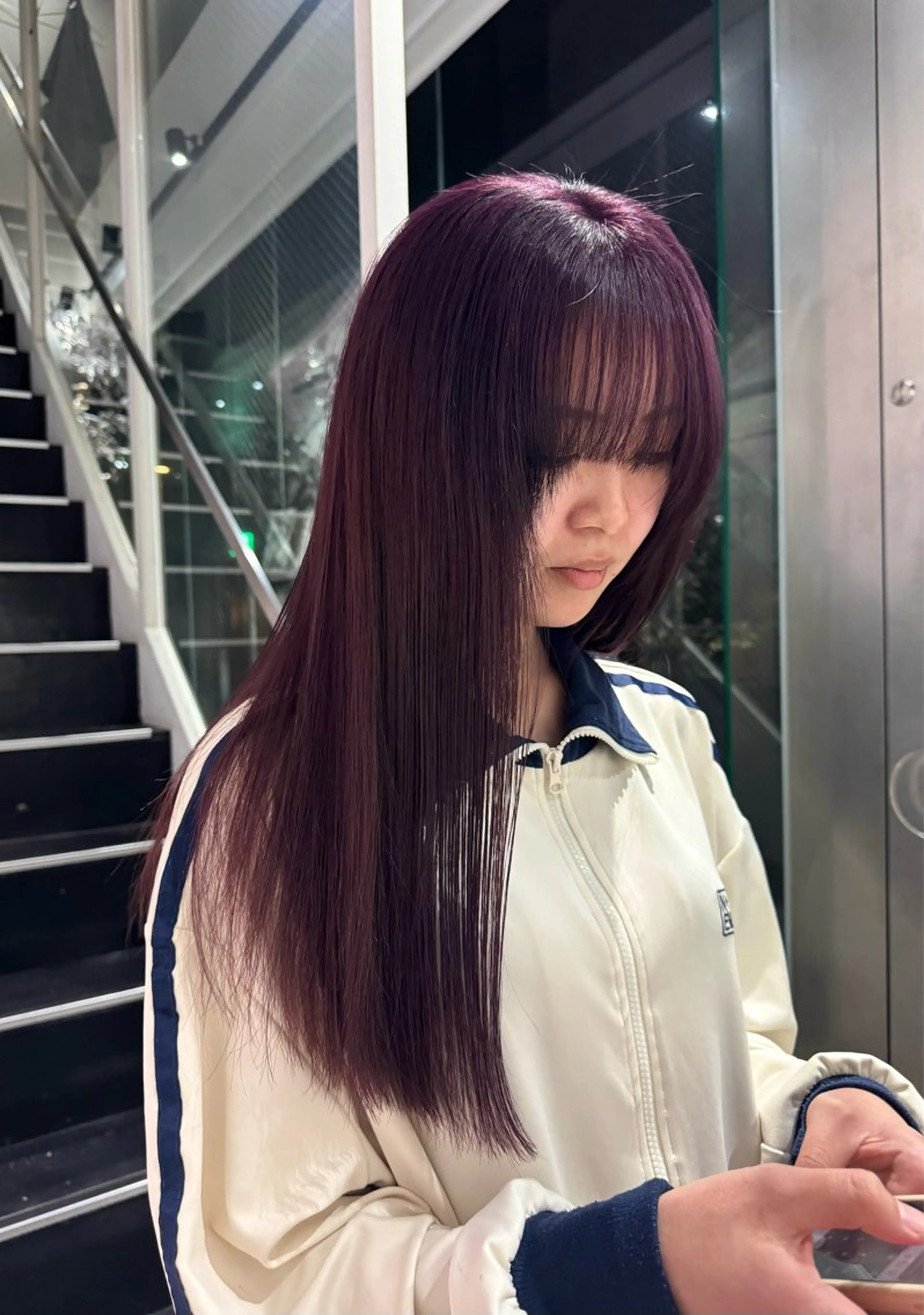 ロング カラー ブリーチ ヘアカラー トリートメント mao/天神ブリーチ ハイトーンカラーのヘアスタイル