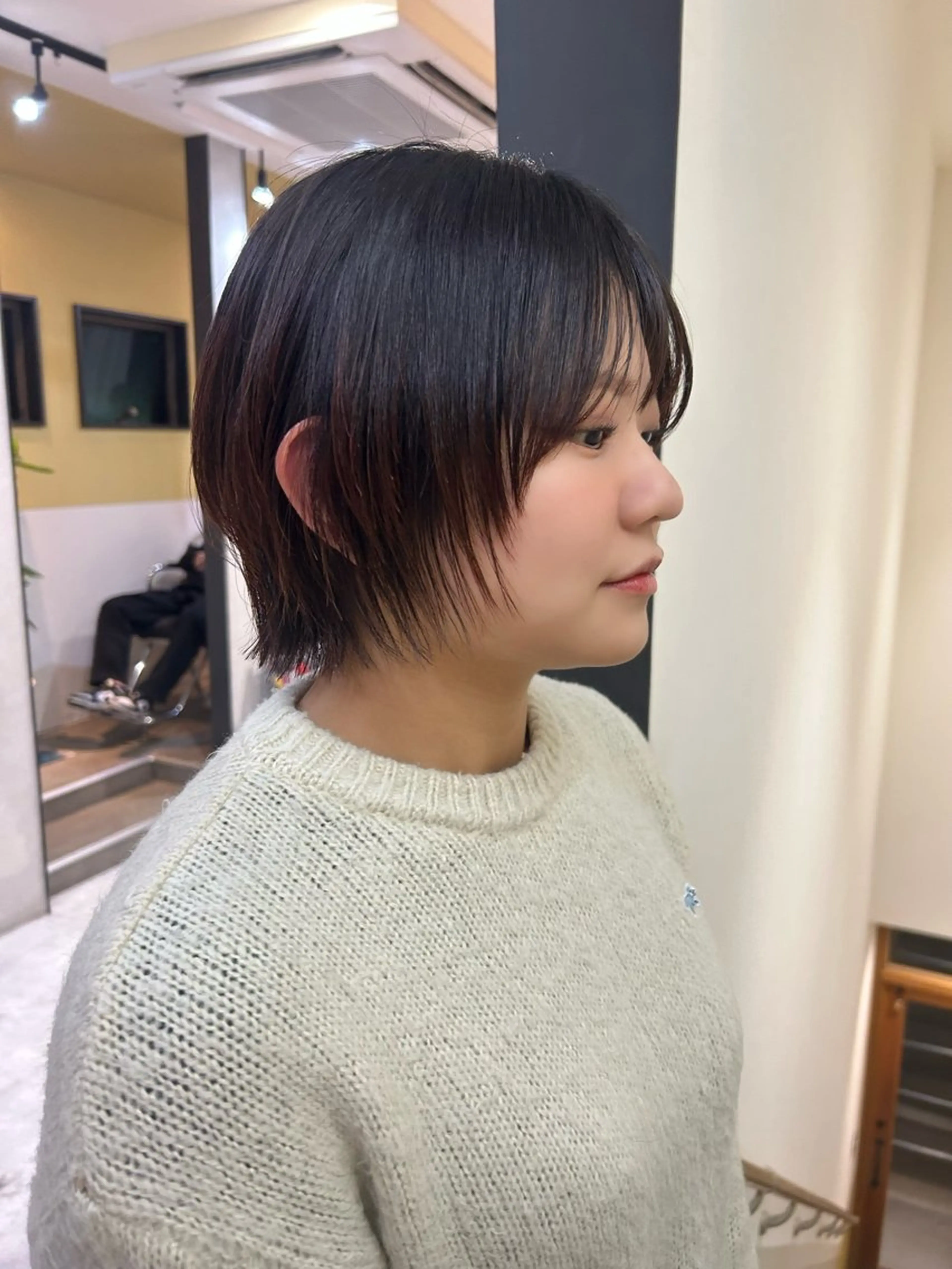 ショート ボブレイヤー ボブ レイヤーカット カット トリートメント hub hair レイヤー/透明感のヘアスタイル