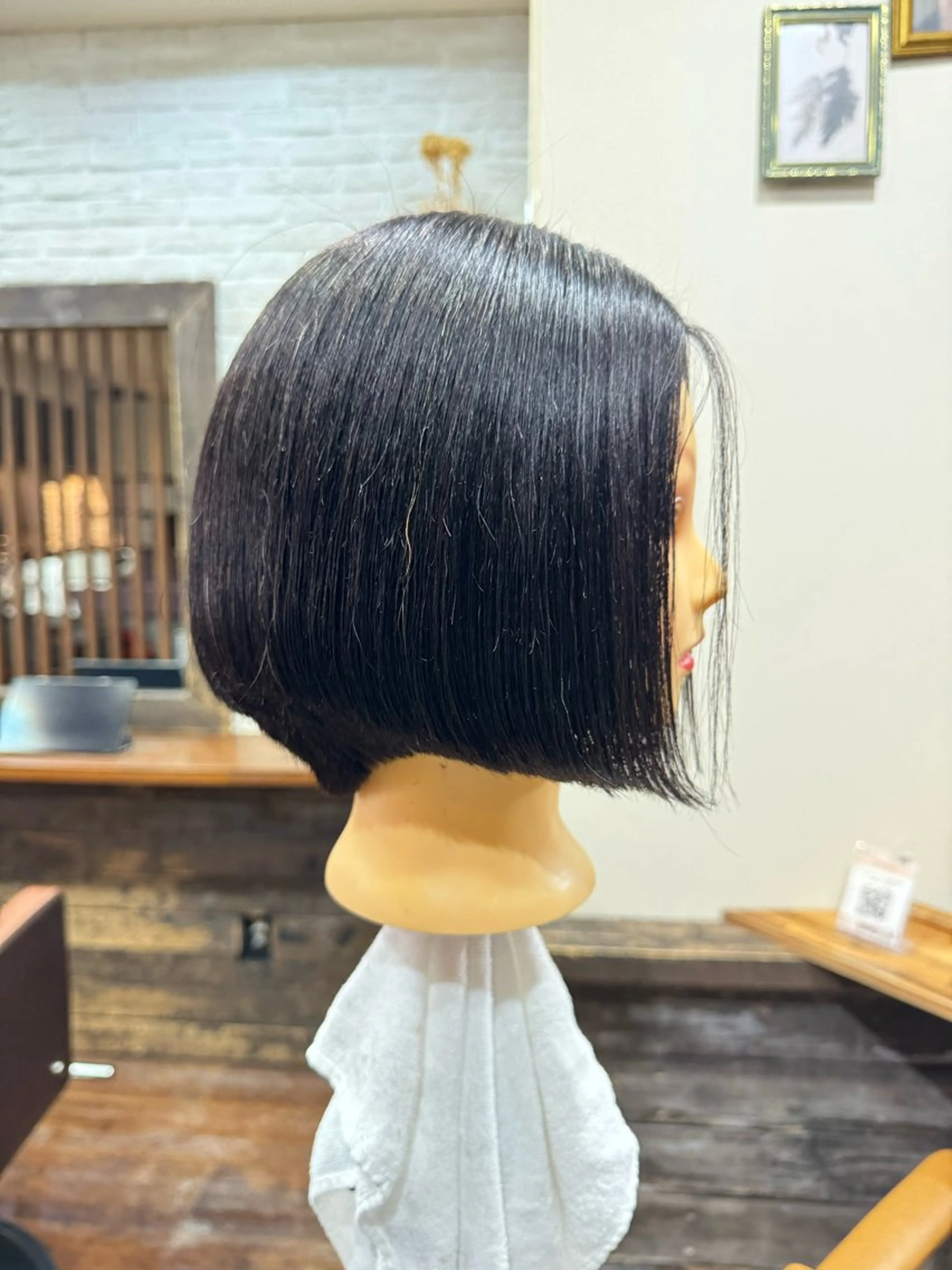 ショート 前下がりボブ ボブ カット トリートメント 丹 由佳のヘアスタイル