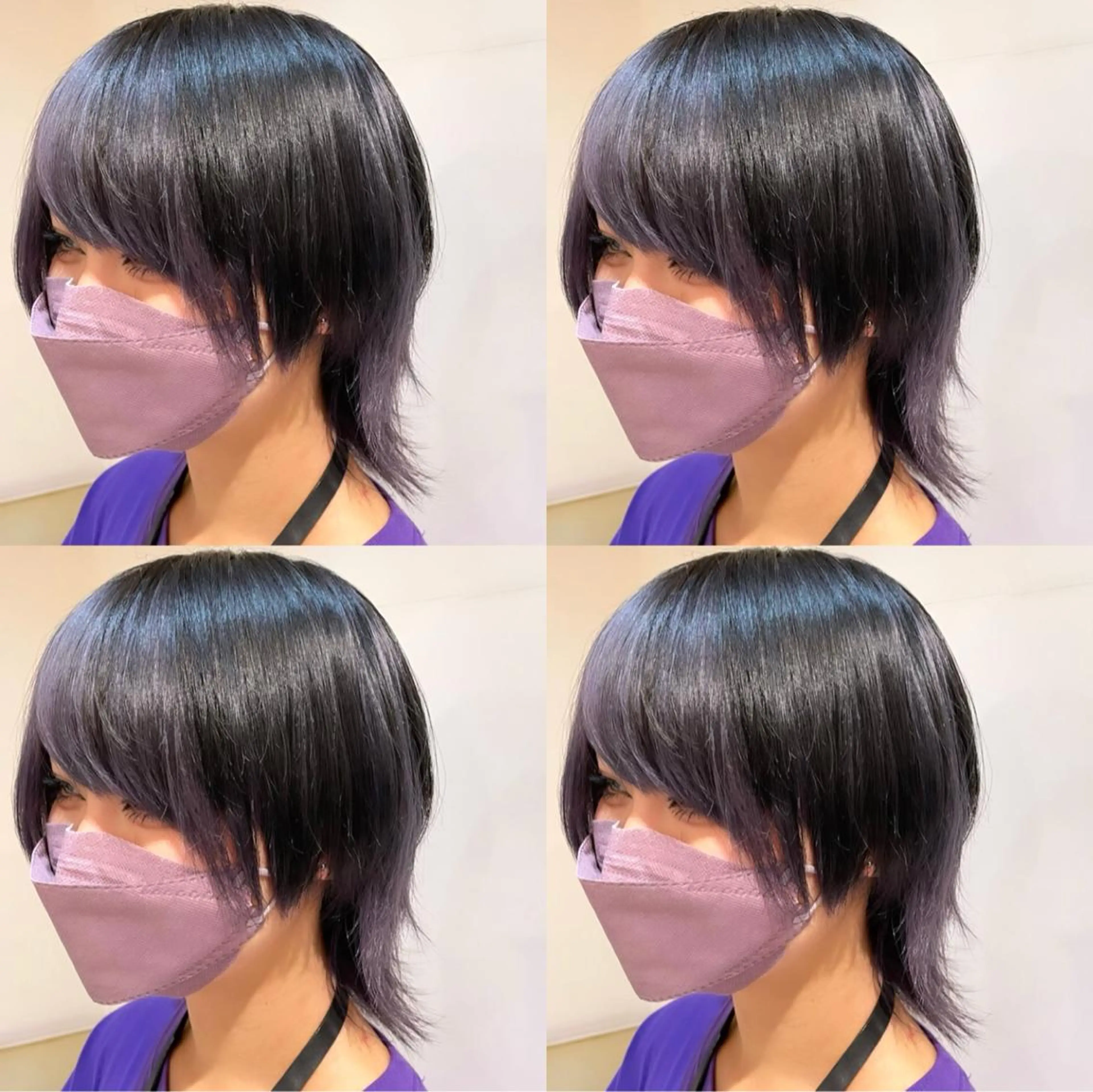 ショート カラー インナーカラー ウルフカット 🌟トップデザイナー 高橋🌟のヘアスタイル