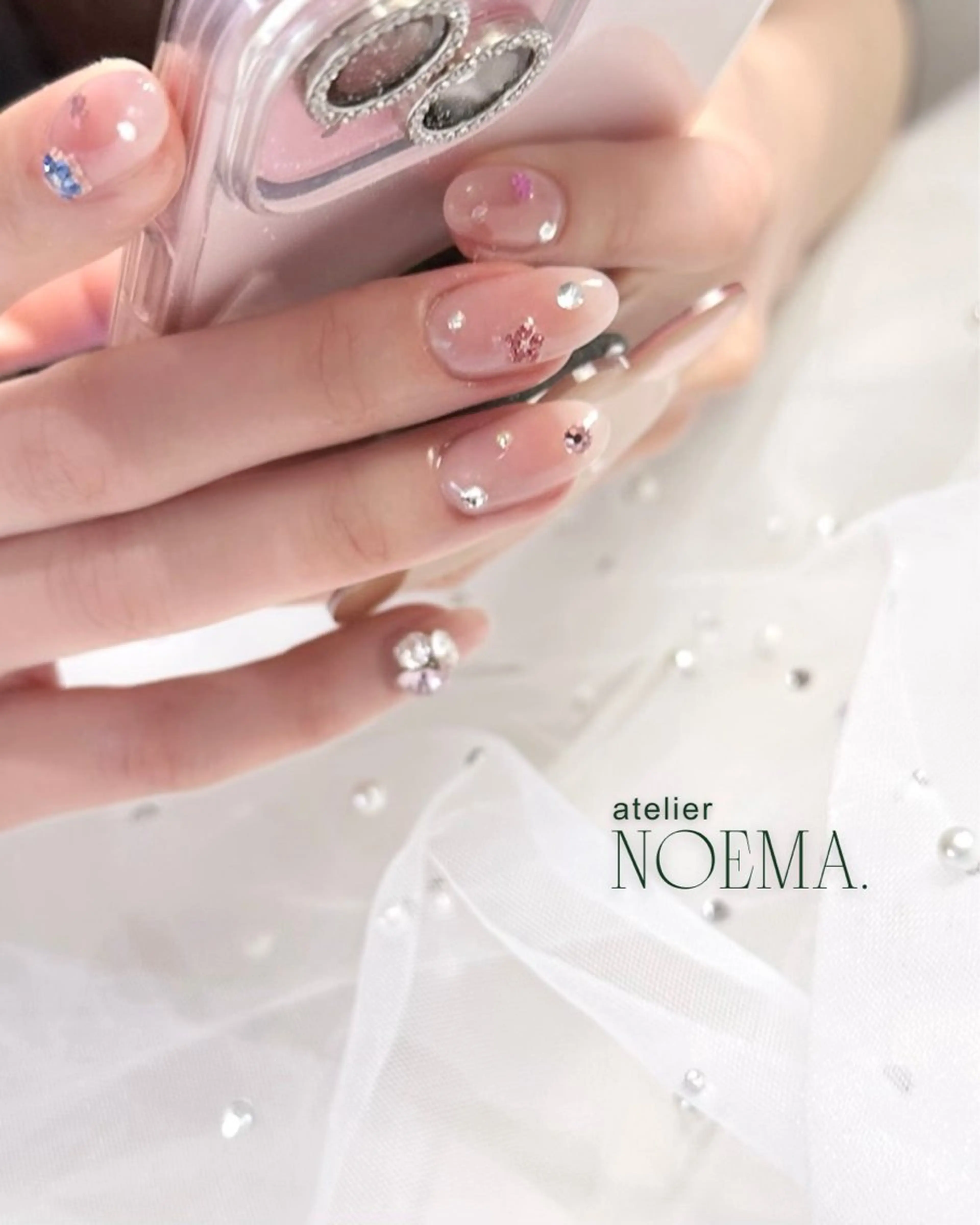 ネイル チークネイル ハンドネイル atelier NOEMA.所属・yulica 【パラジェル取扱店】のネイルデザイン