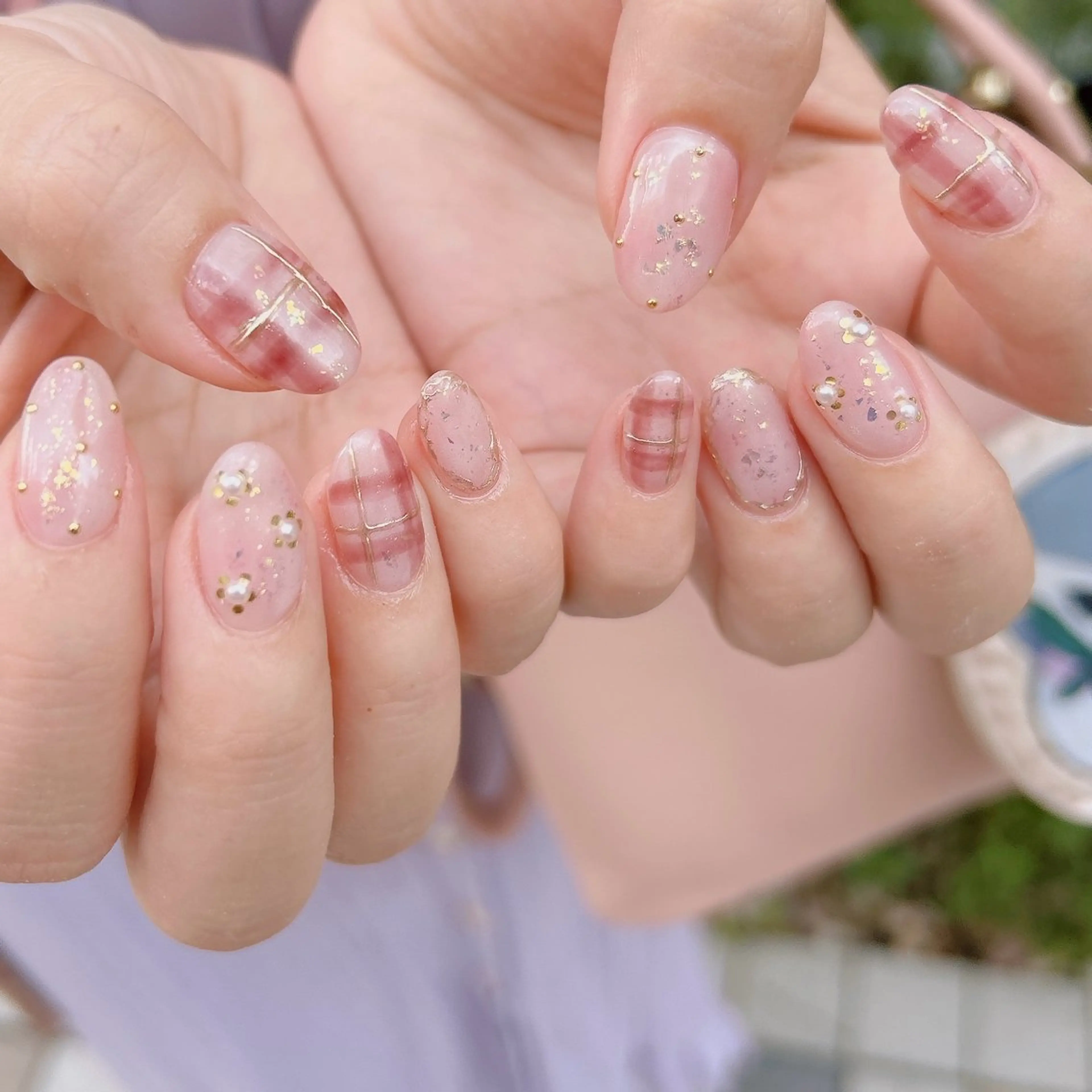 ネイル ハンドネイル junna のぞいてねのネイルデザイン