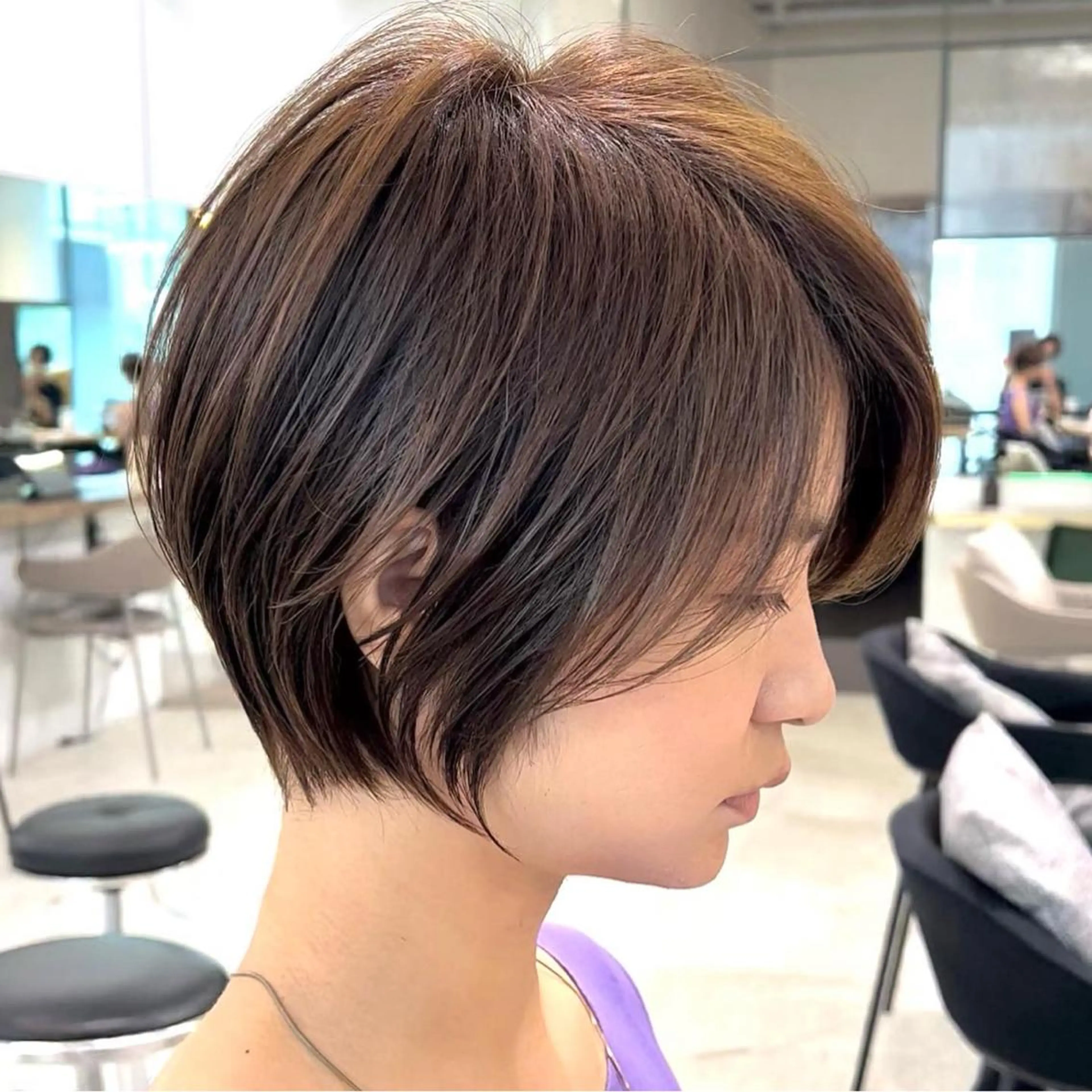 ショート 🌈銀座、ボブ ショート🌈にっしーのヘアスタイル