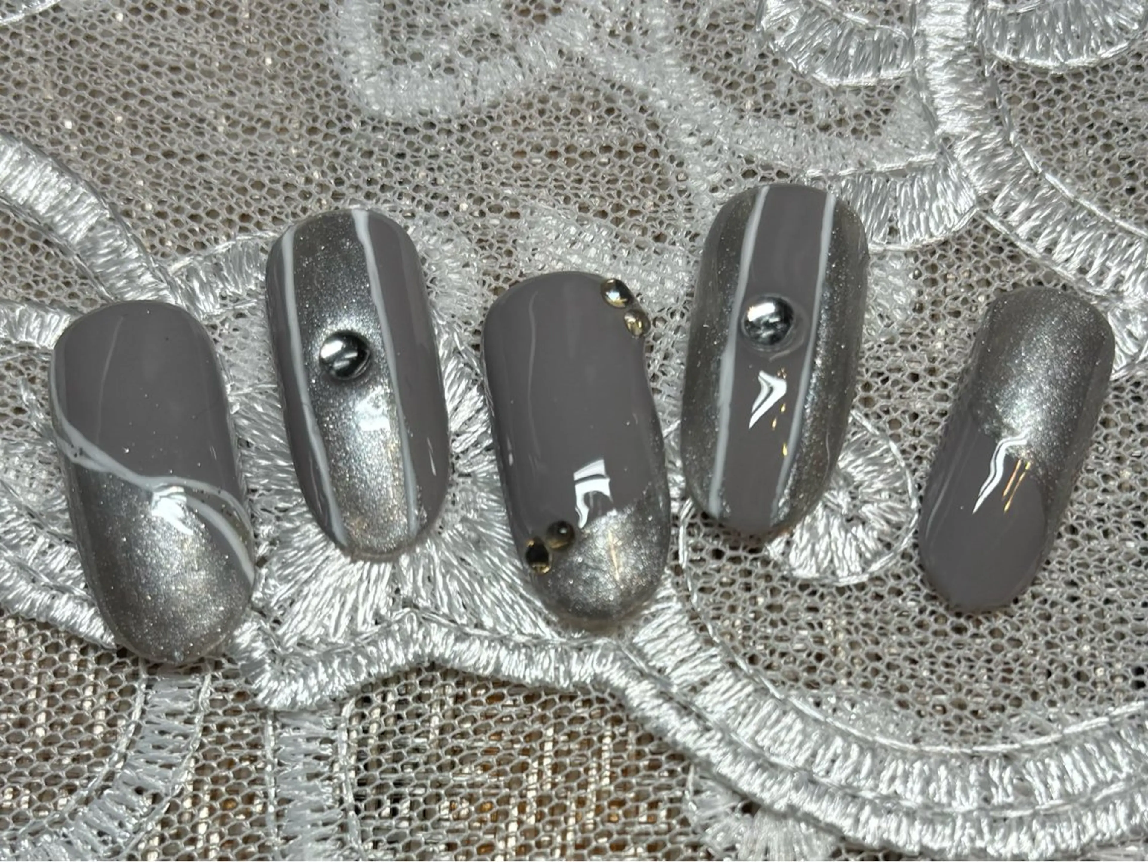 ネイル 冬ネイル ハンドネイル nailroom Girasoleのネイルデザイン