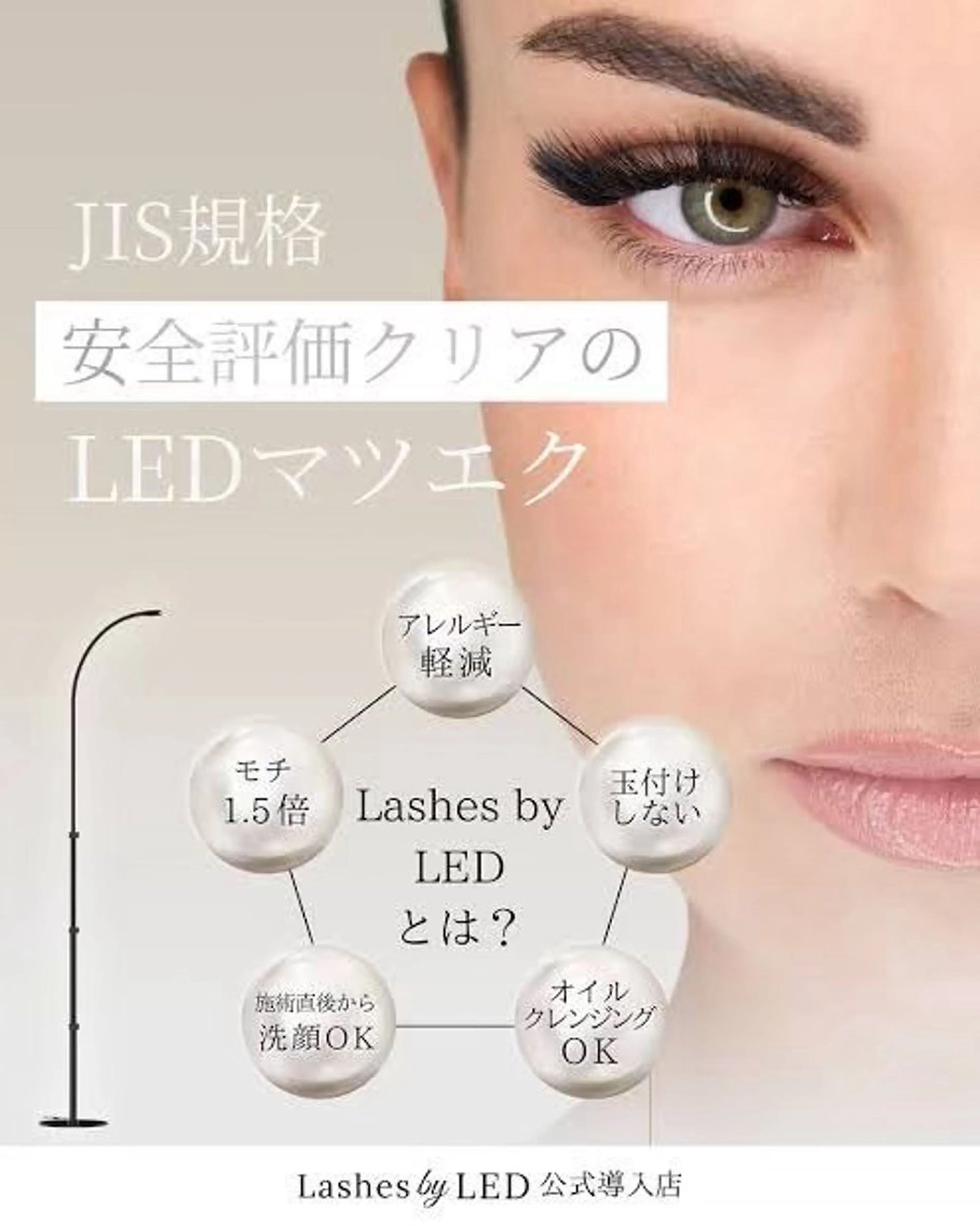 [新規のお客様限定]LEDフラットラッシュ120本の写真