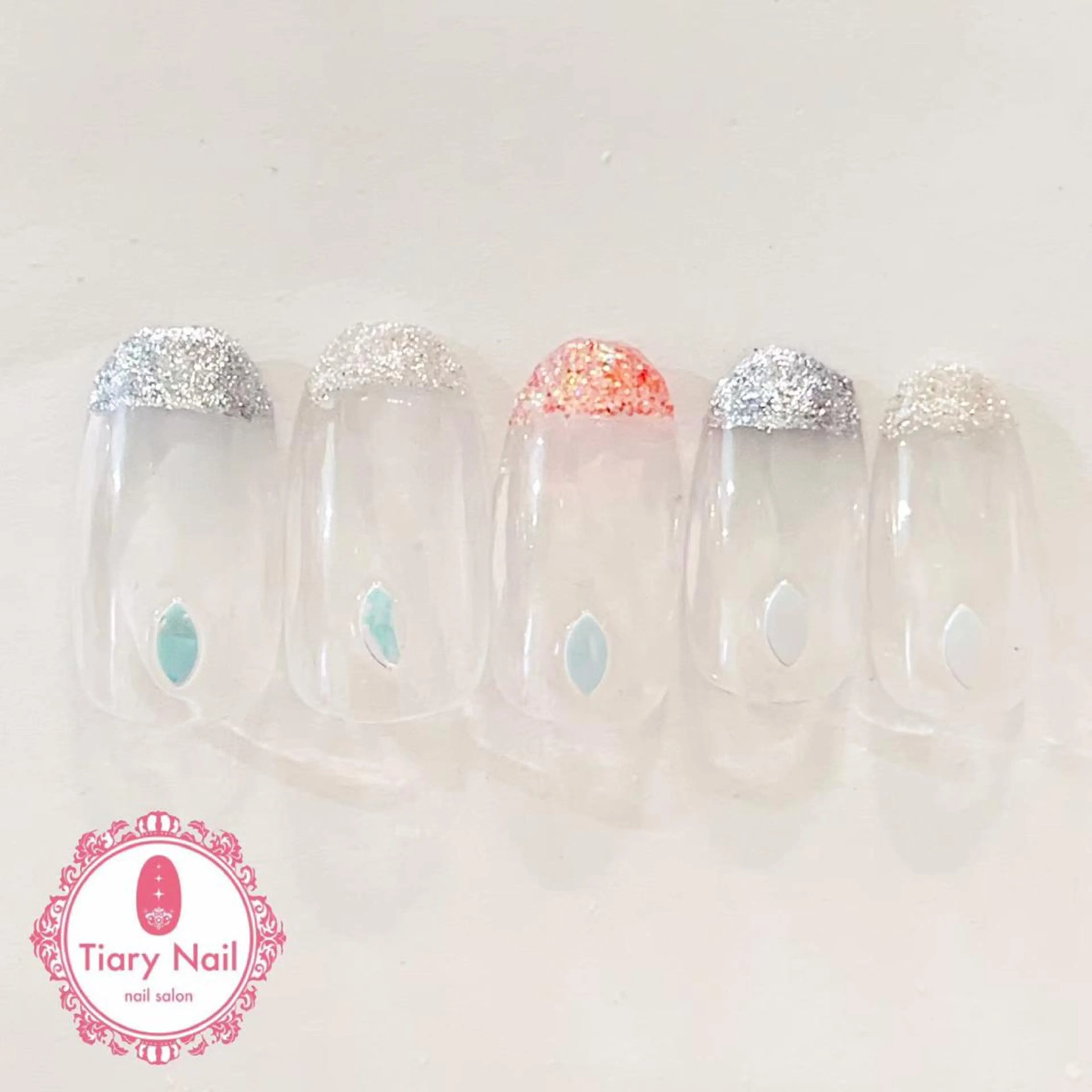 ネイル 桜ネイル 長さ出し オフィスネイル スカルプネイル シンプルネイル 💗🪽Tiary Nail🪽💗のネイルデザイン