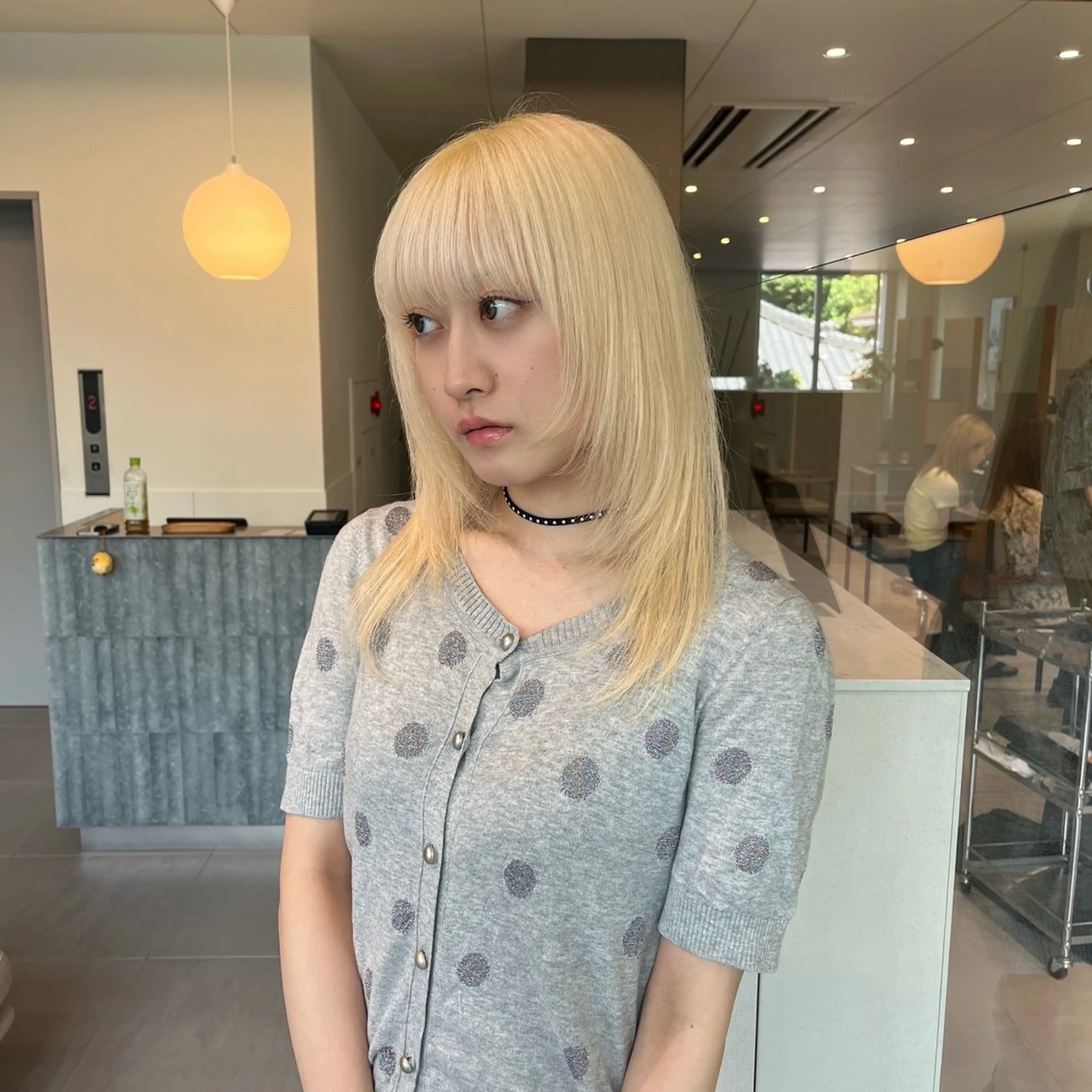 ロング カラー ベージュカラー ブリーチ 抜きっぱなしブロンド 透明感カラー ダブルカラー ヘアカラー トリートメント ブリーチ/レイヤー 🌻Mutsumiのヘアスタイル