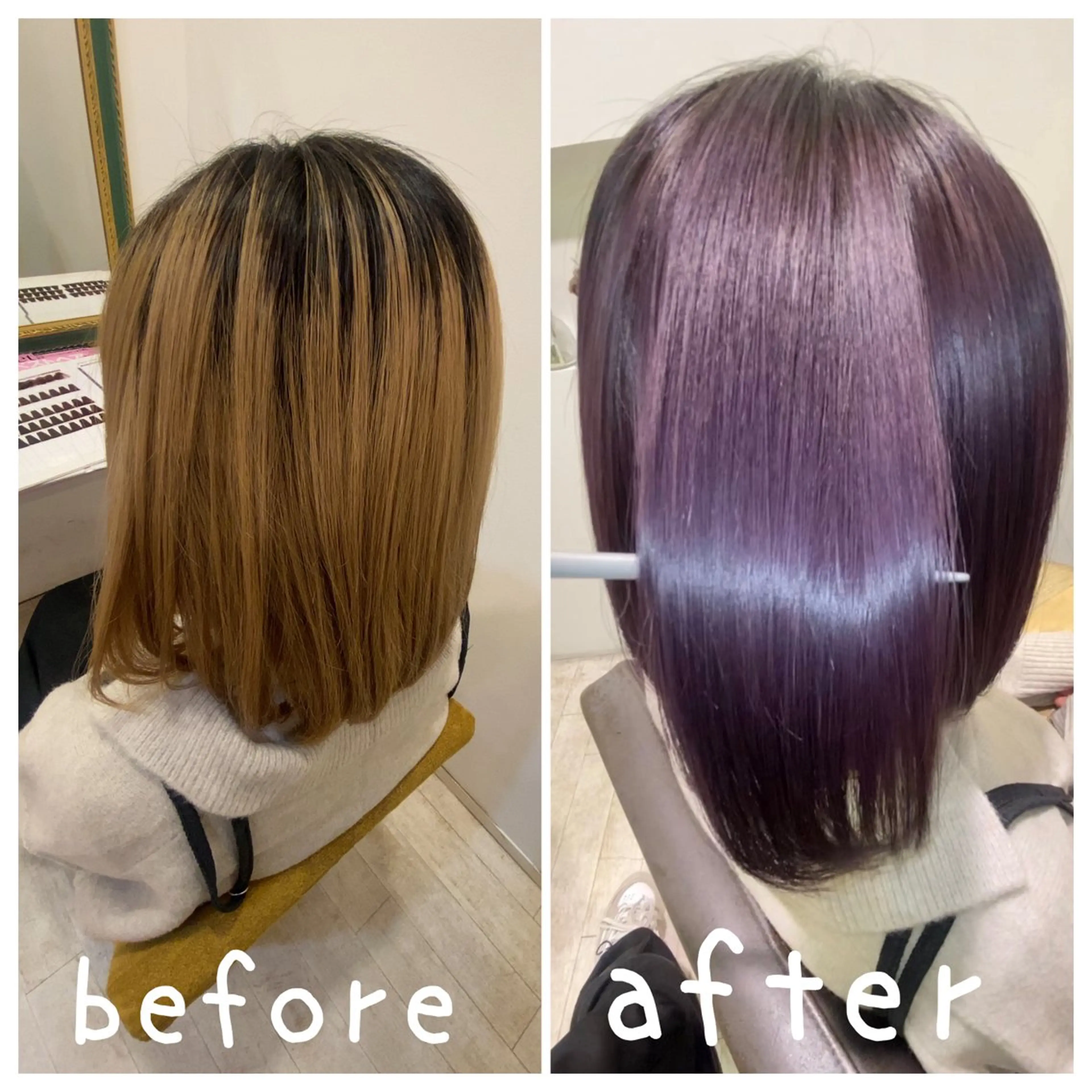 カラー ブリーチ ディープラベンダー グラデーションカラー ラベンダーカラー カット ヘアカラー トリートメント ブリーチ特化型🐯 Lita -ゆうや-のヘアスタイル