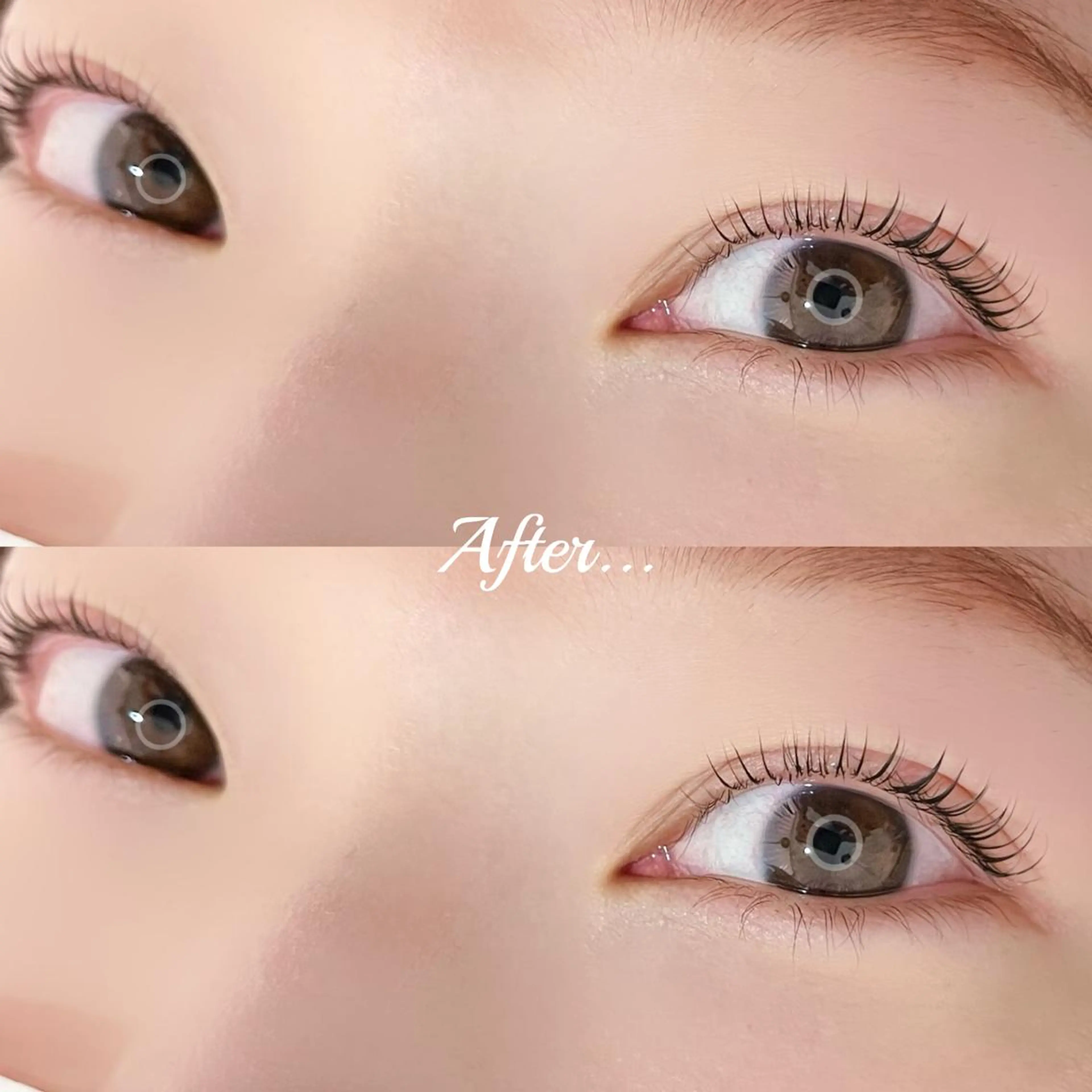 マツエク・マツパ マツナガ☺︎ // Afterのマツエク・マツパデザイン