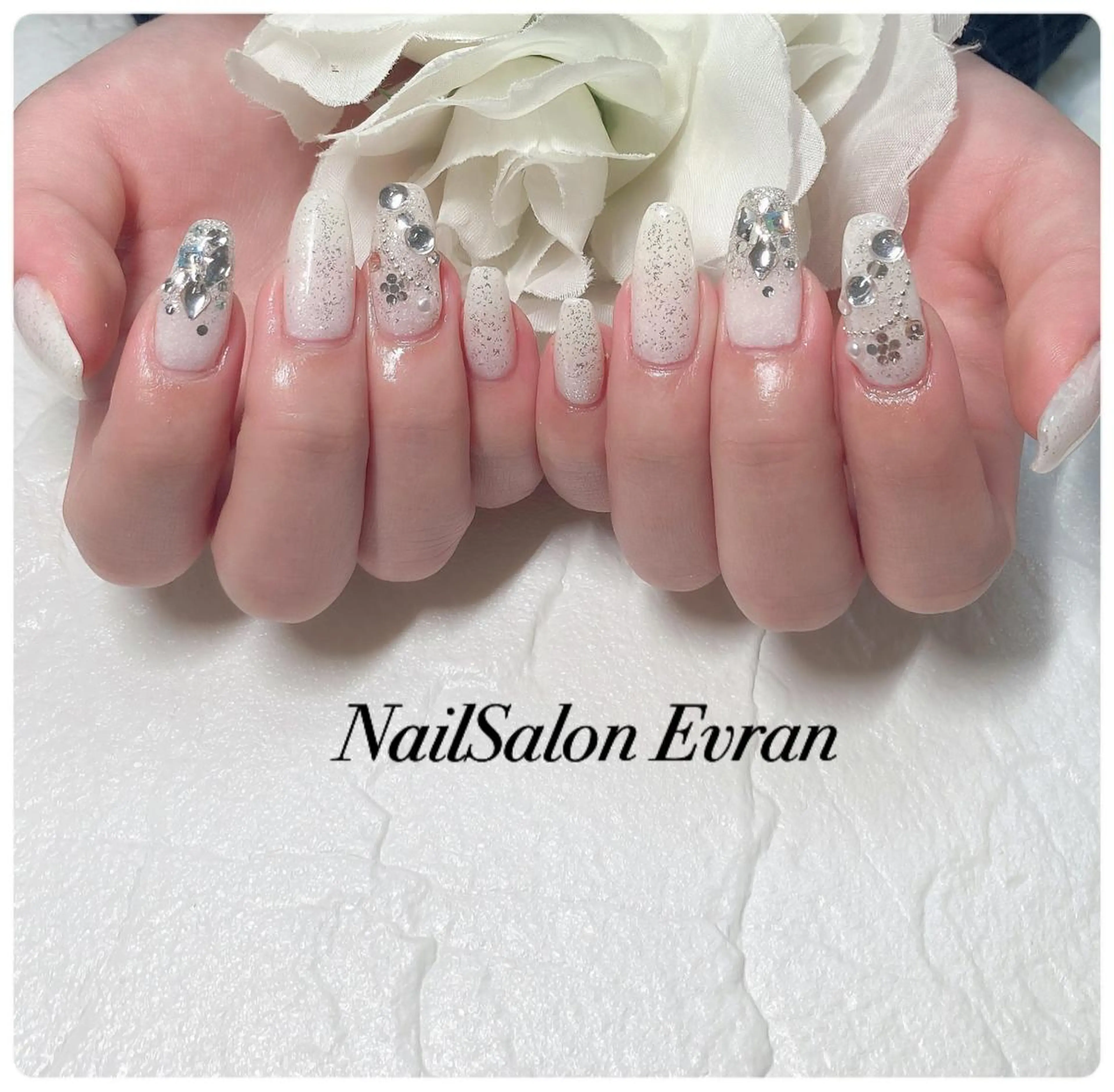 ネイル 冬ネイル ハンドネイル Nail salon Evranのネイルデザイン