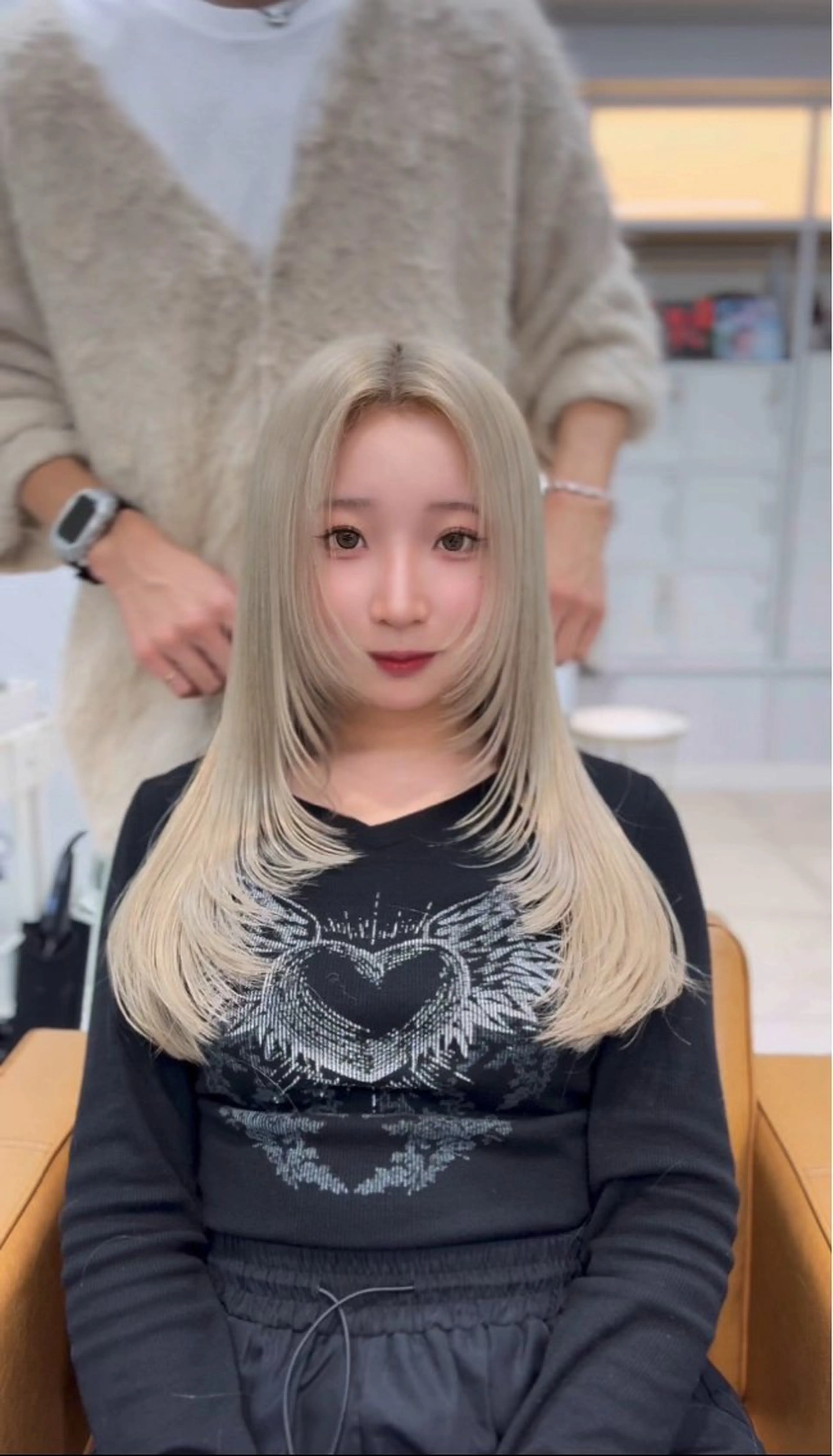 ✨️🤍カット+ハイブリーチカラー‎+トリートメント🤍✨️の写真