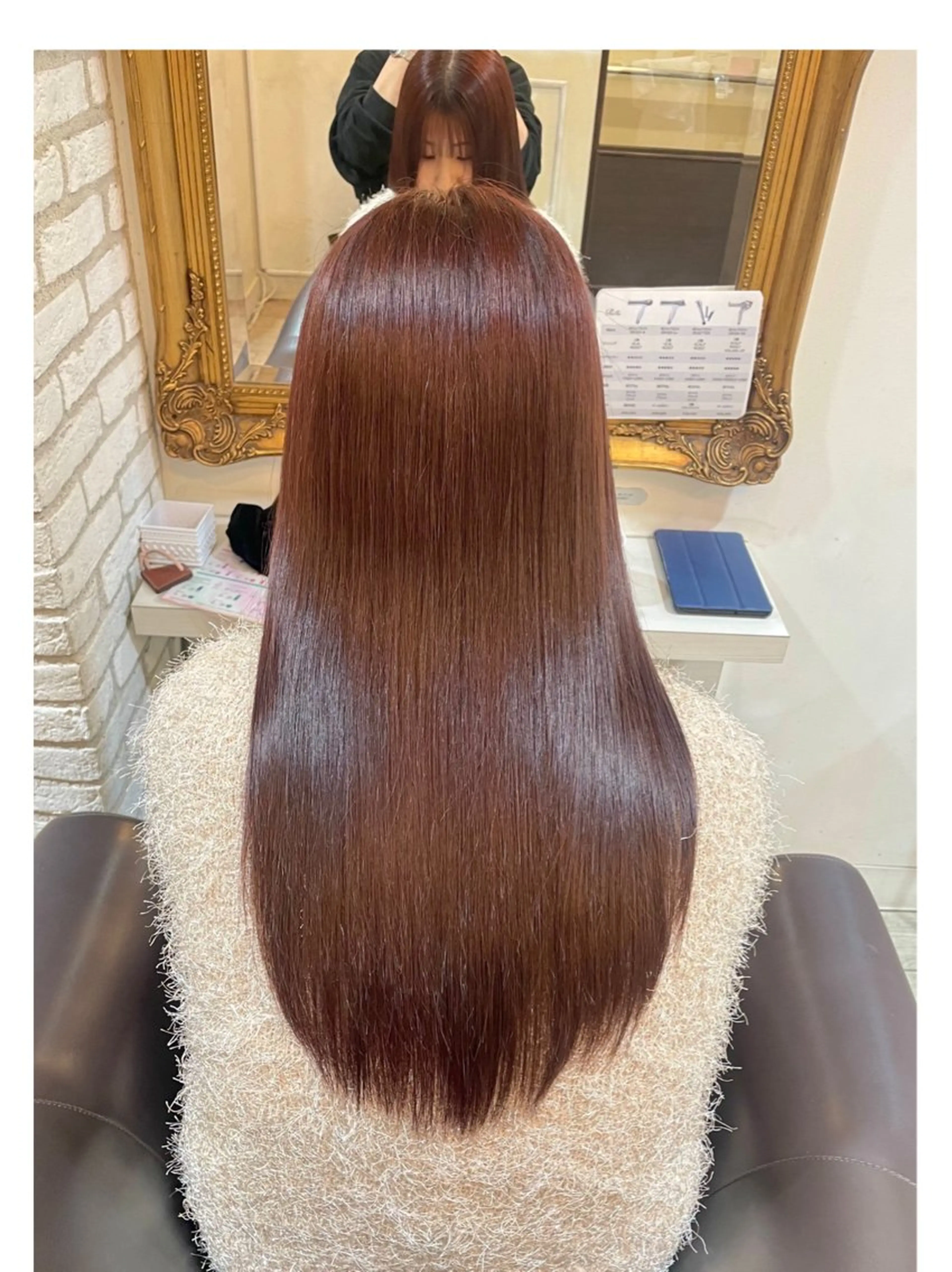 ロング カラー メンズ ヘアカラー トリートメント 暖色/艶髪/ 透明感カラー/なおとのヘアスタイル