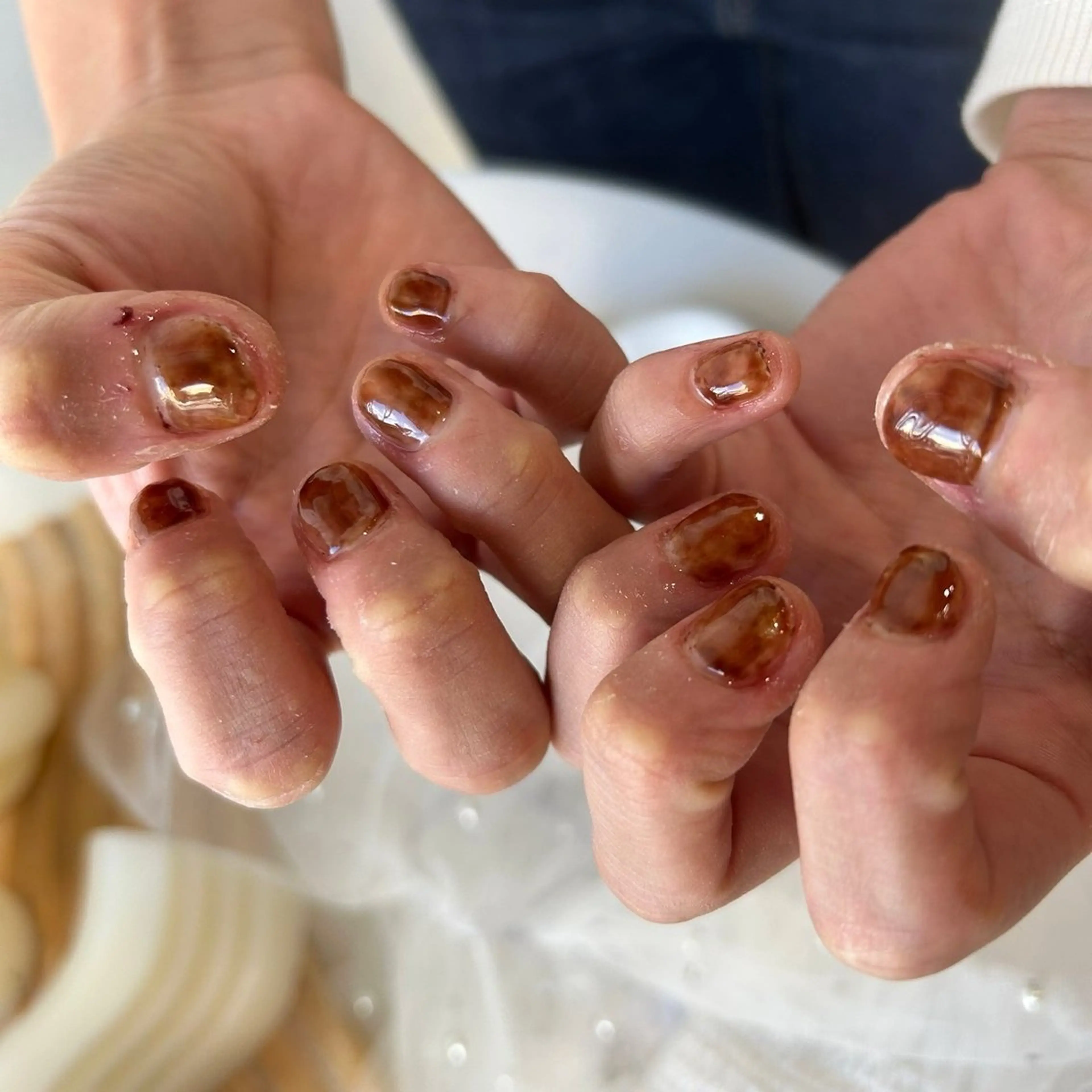 ネイル 持ち込み ストーンネイル Vante ヴァンテのネイルデザイン