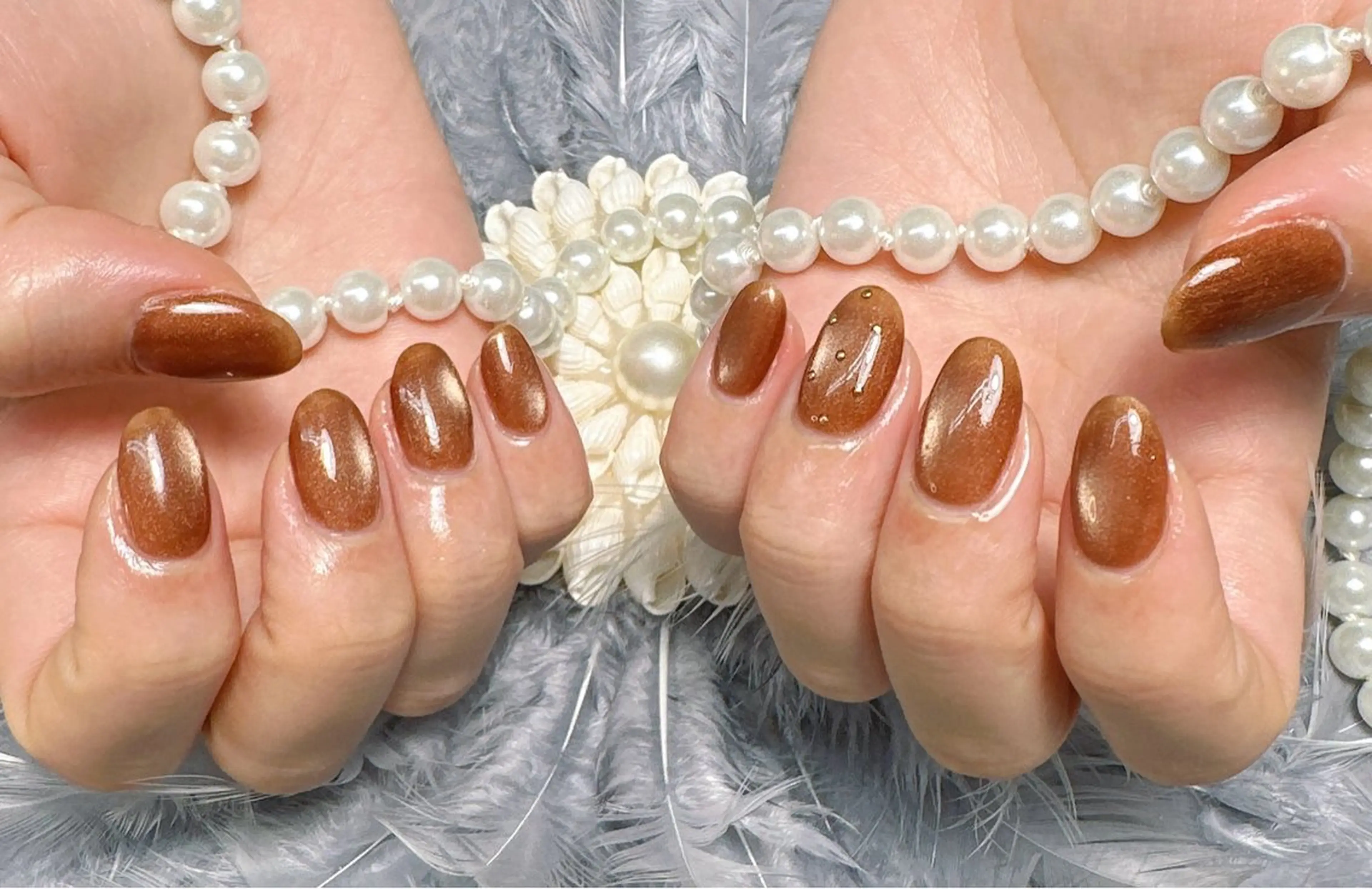 ネイル マグネットネイル ハンドネイル Pretty Nail Salon     　(ジェル&ケア)所属・Pretty Nail Salonのネイルデザイン