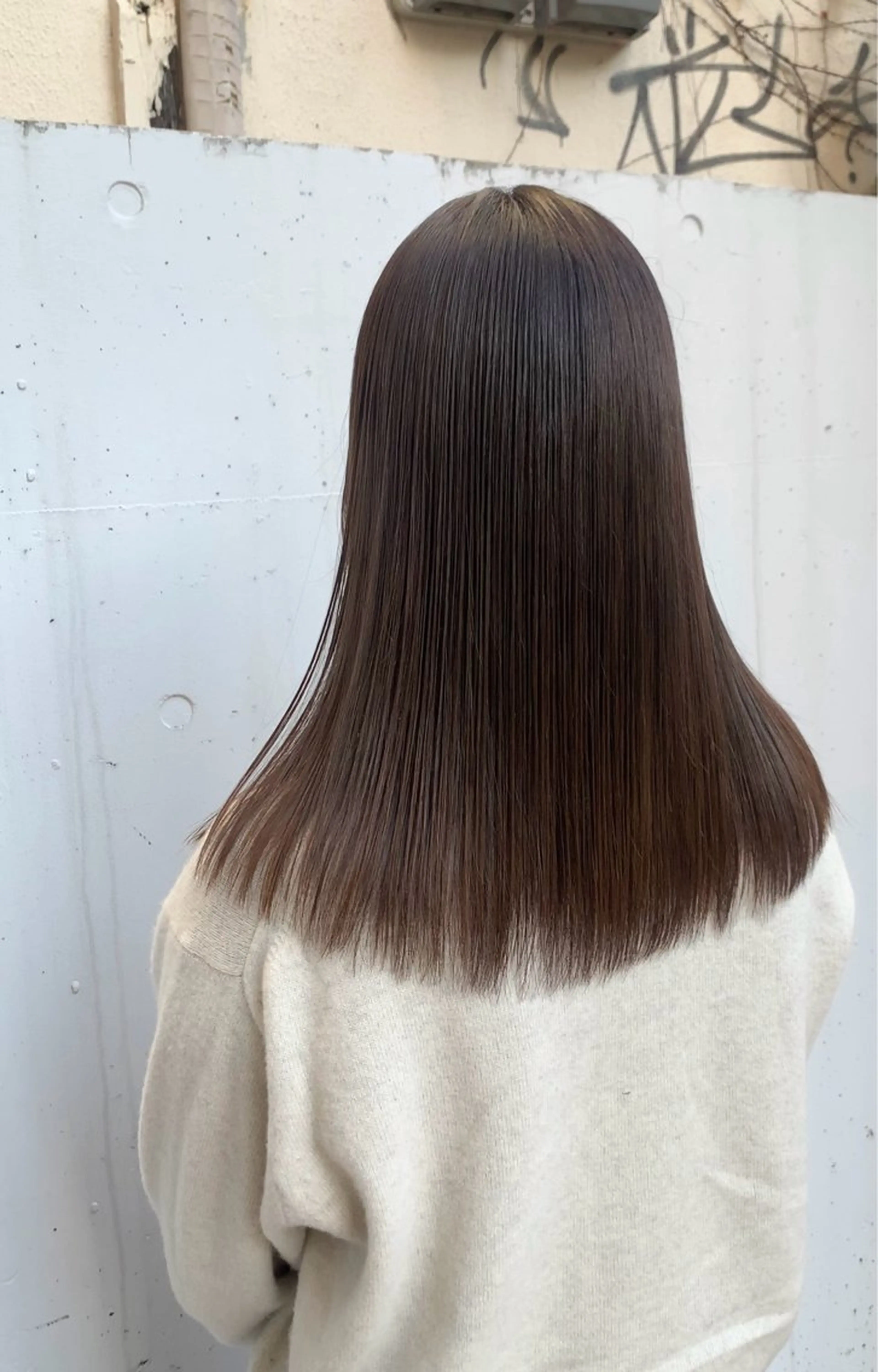 セミロング 髪質改善 水原波津輝/ボブ /ニュアンスパーマのヘアスタイル