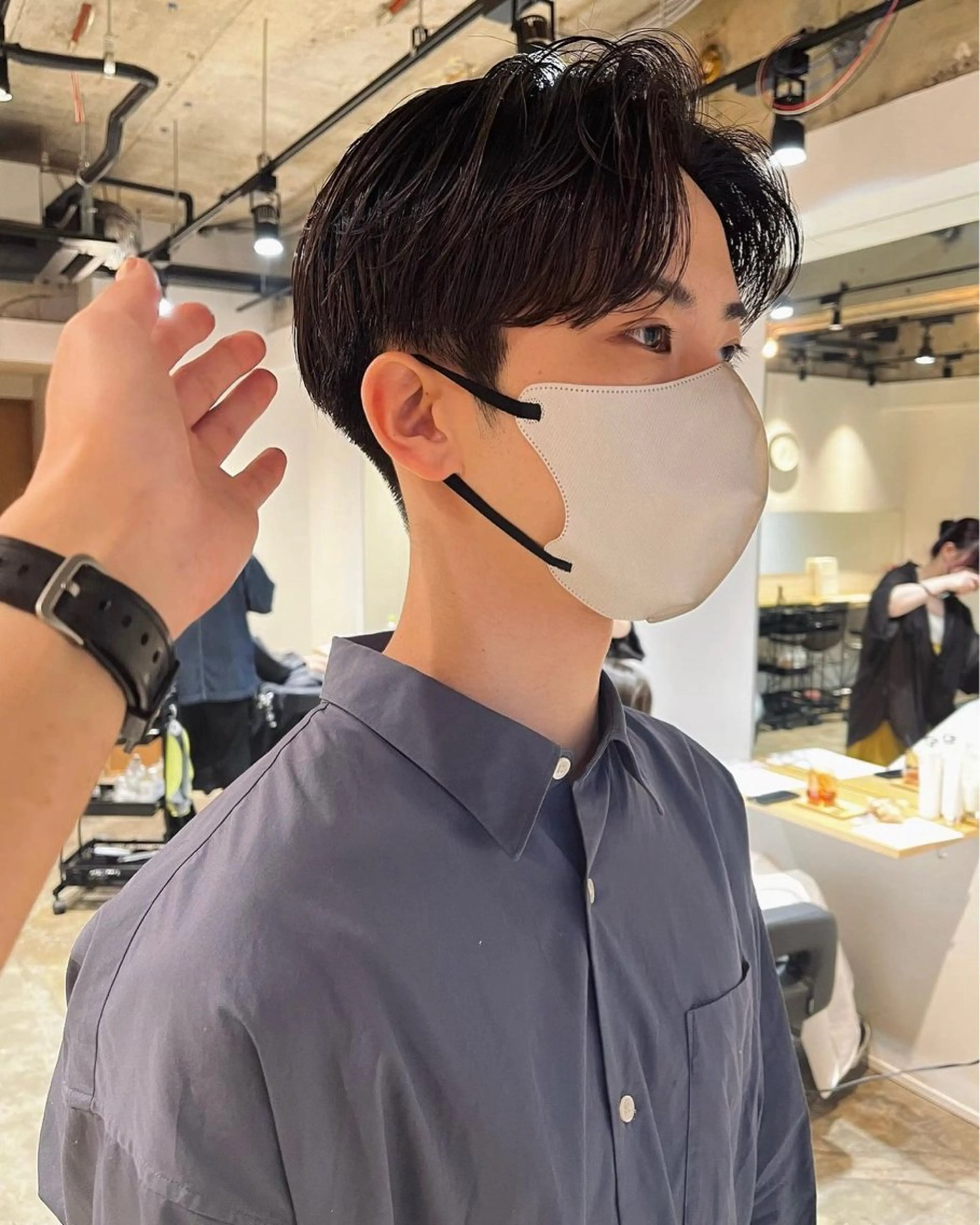 パーマ メンズ MION✂️ 似合わせカットのヘアスタイル