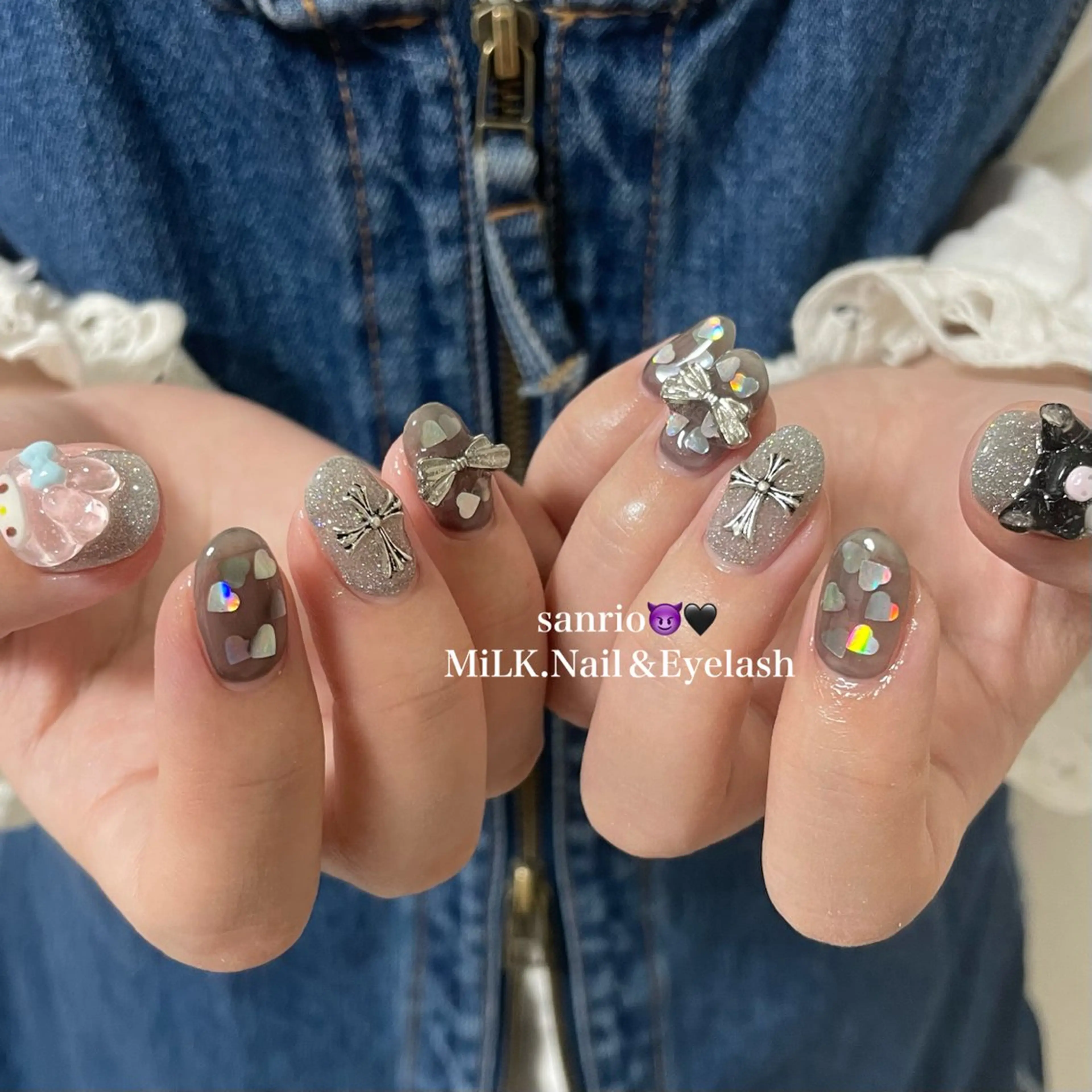 ネイル 持ち込み ハンドネイル MiLK. Nail&Eyelash所属・MiLK. wakaのマツエク・マツパデザイン