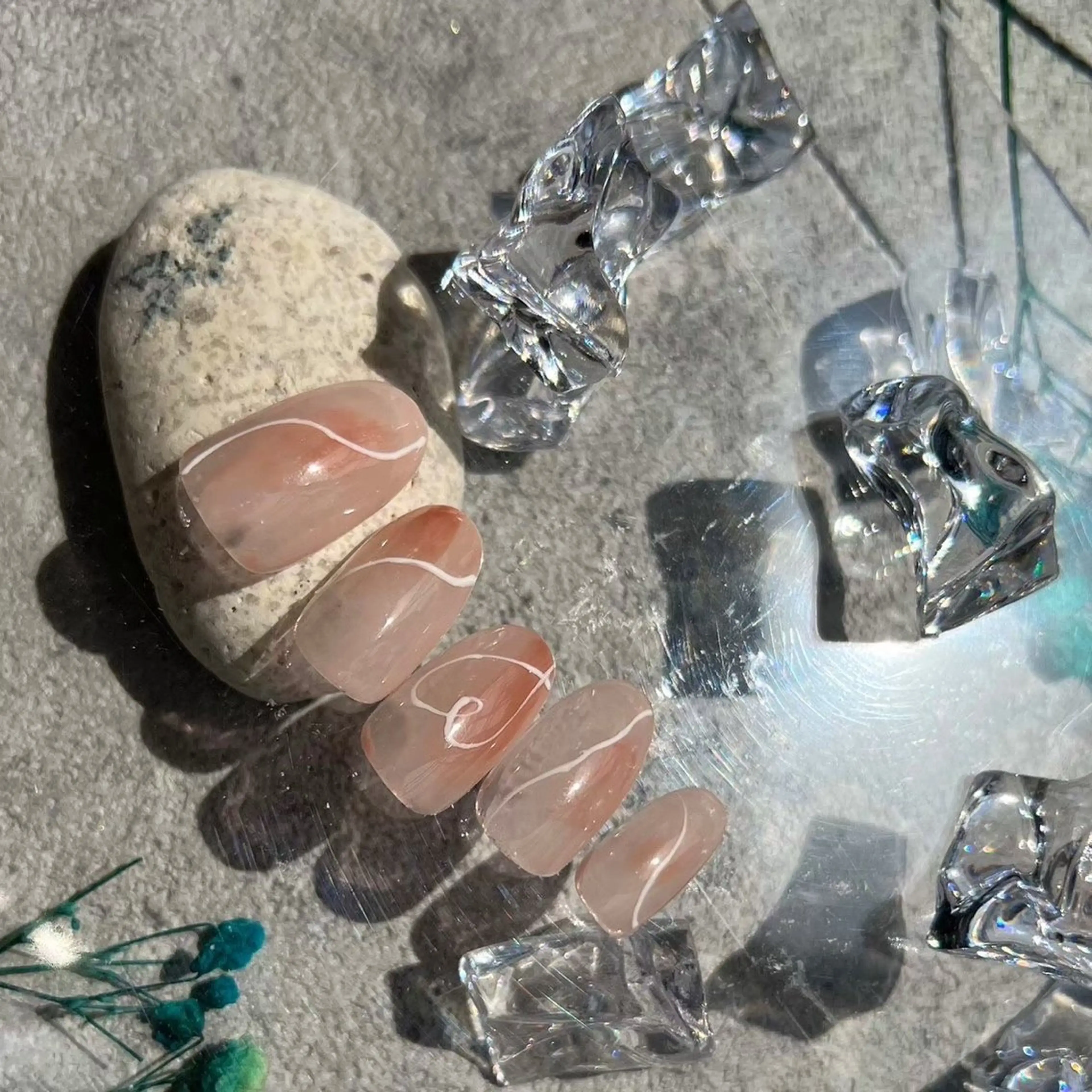 ネイル ⭐︎休業中の練習⭐︎ JNA認定講師髙橋のネイルデザイン