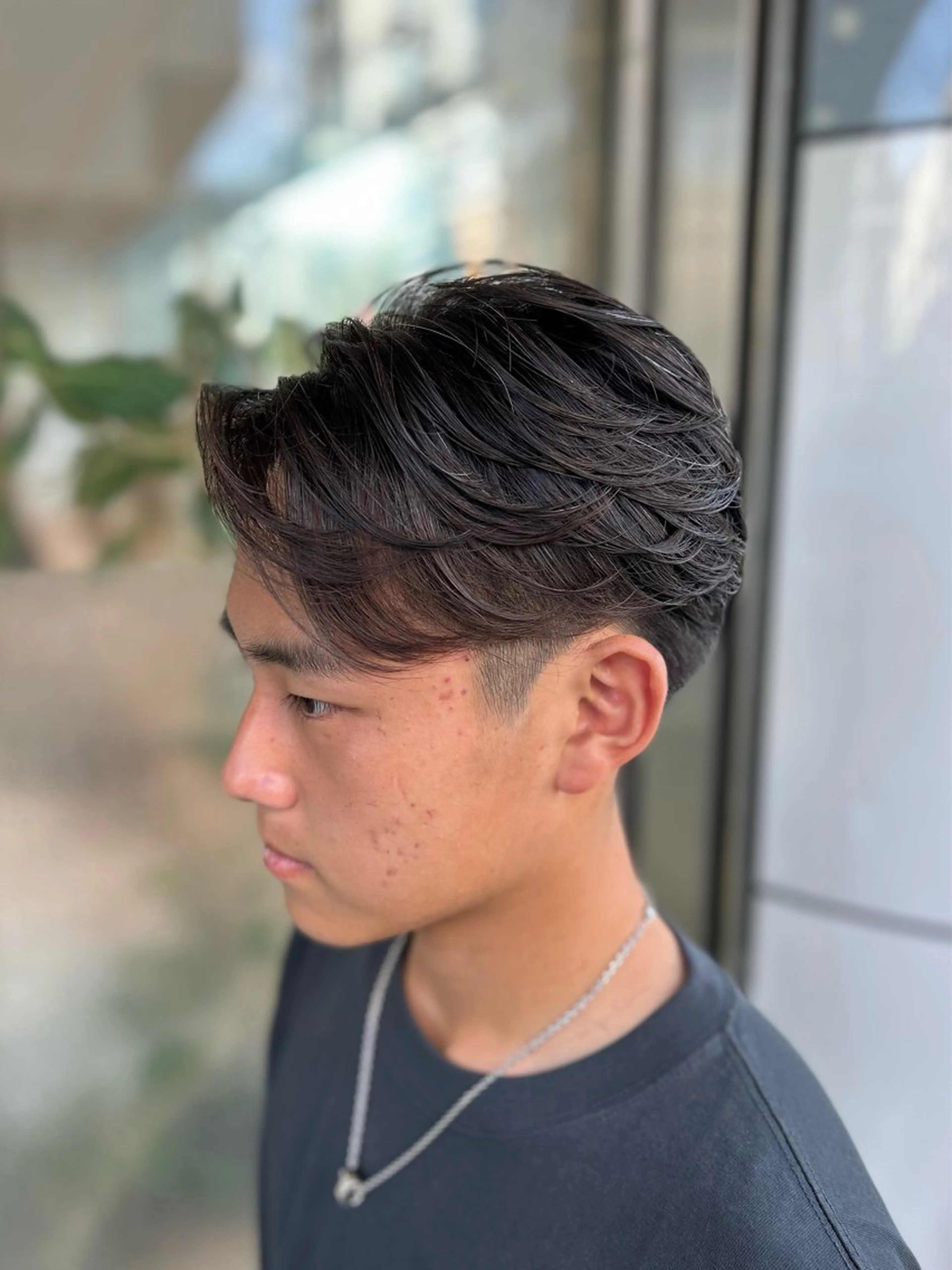 【オトナな抜け感】men'sカット＋フェザーパーマの写真