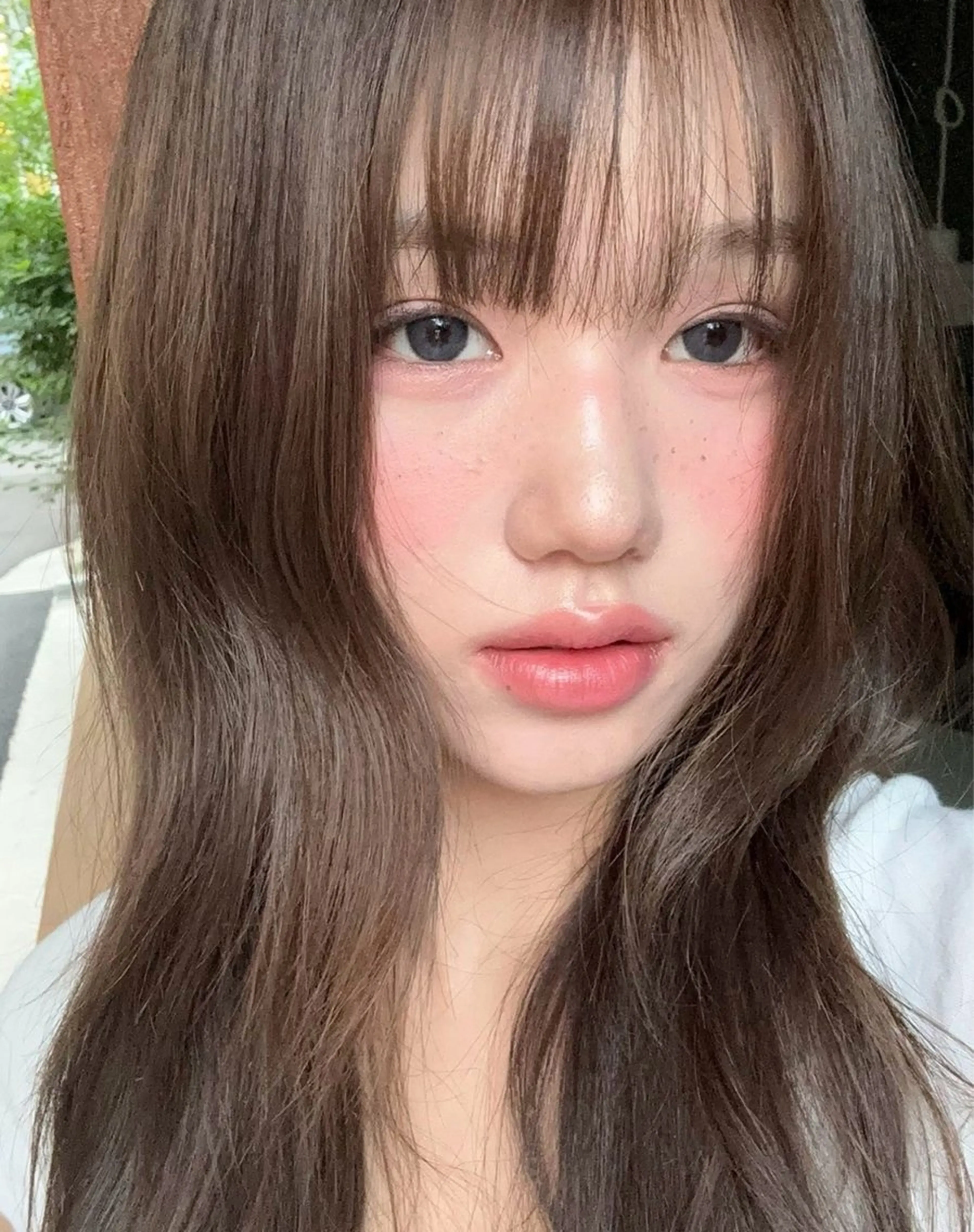 カラー ブラウンカラー 透明感カラー 韓国アンニュイ/ アミのヘアスタイル