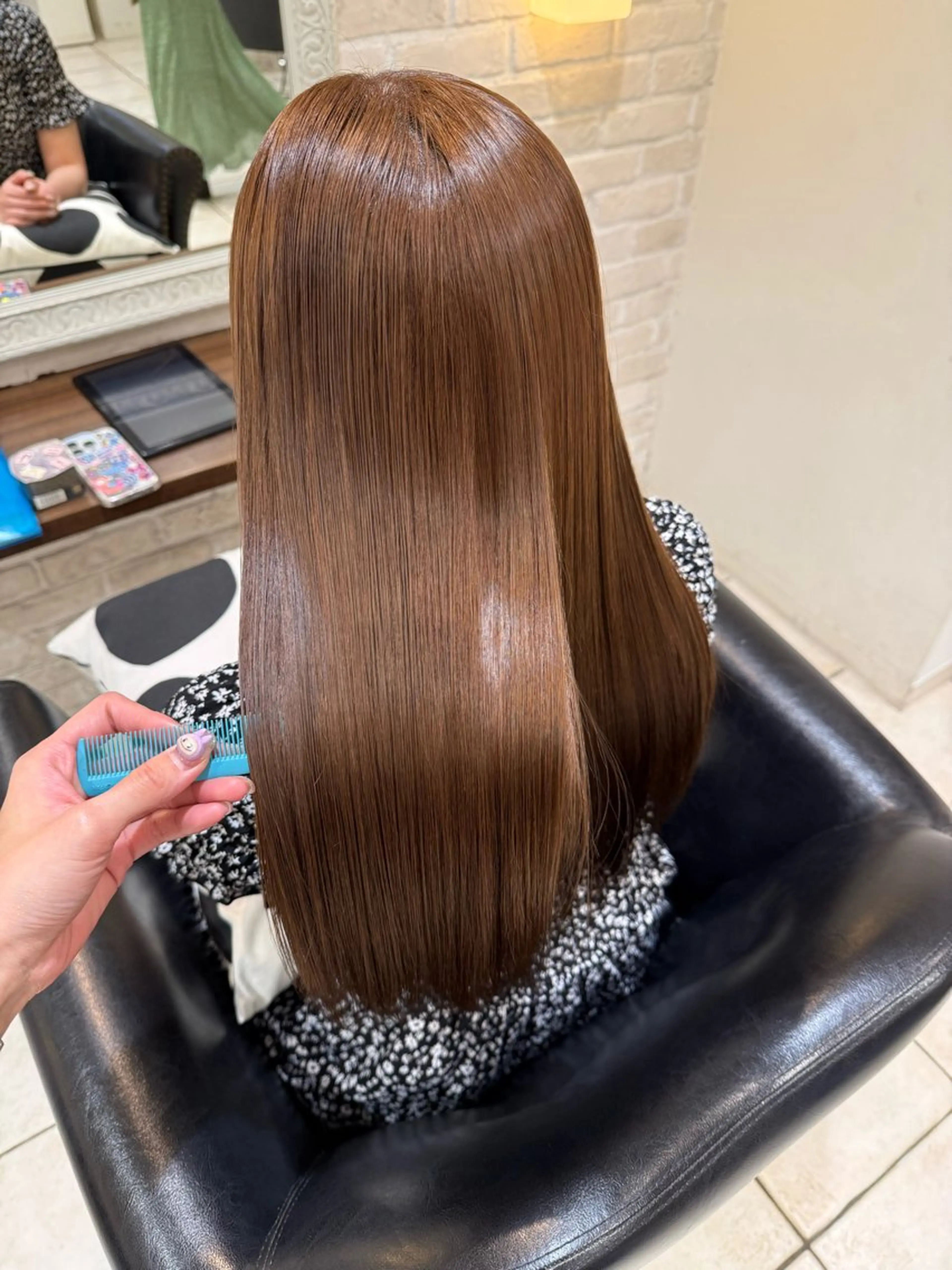 カラー 🩵RIKO🩵 透明感カラー🫧のヘアスタイル