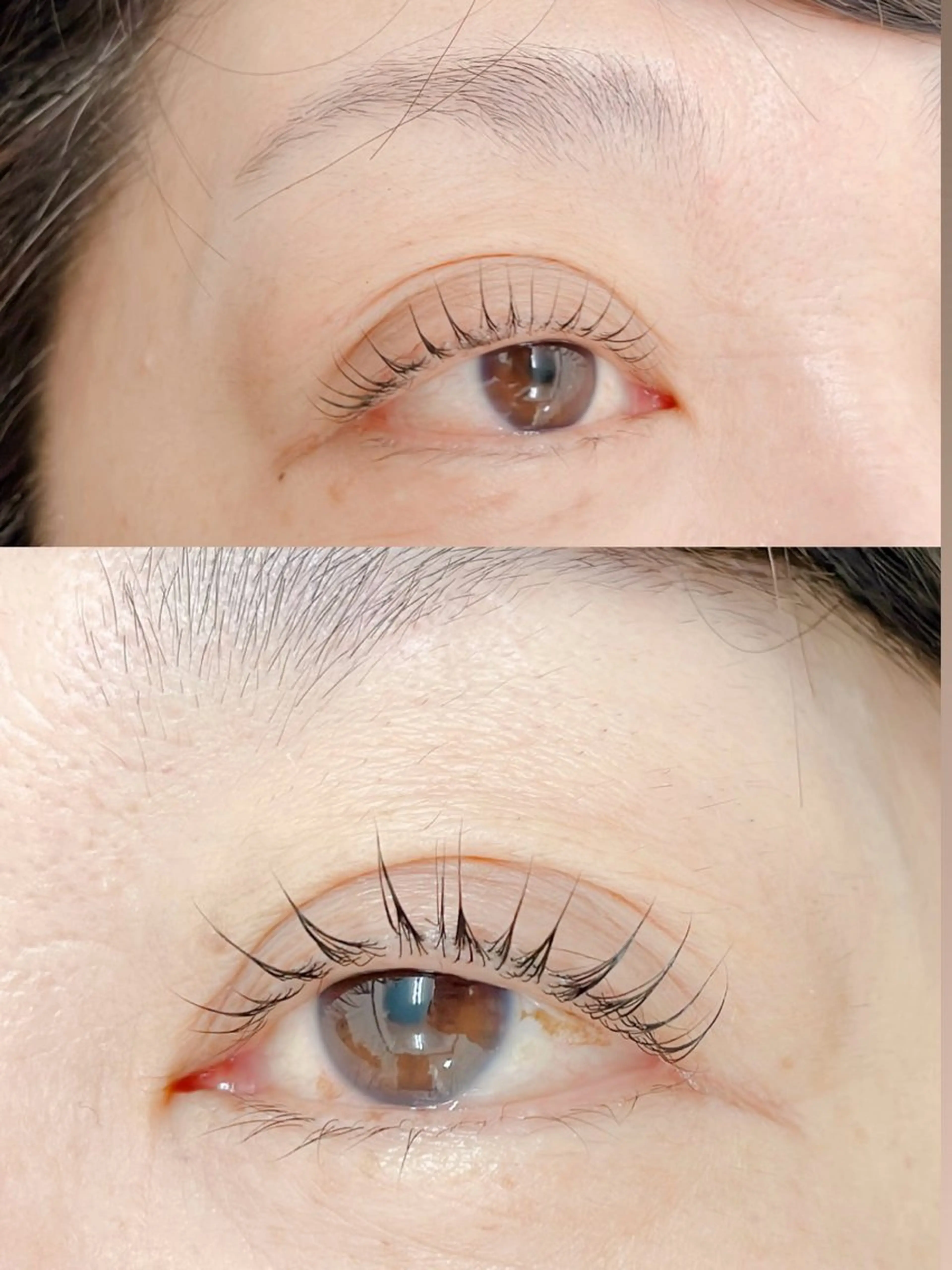 マツエク・マツパ 一重×まつ毛パーマ 桜 杏奈のマツエク・マツパデザイン