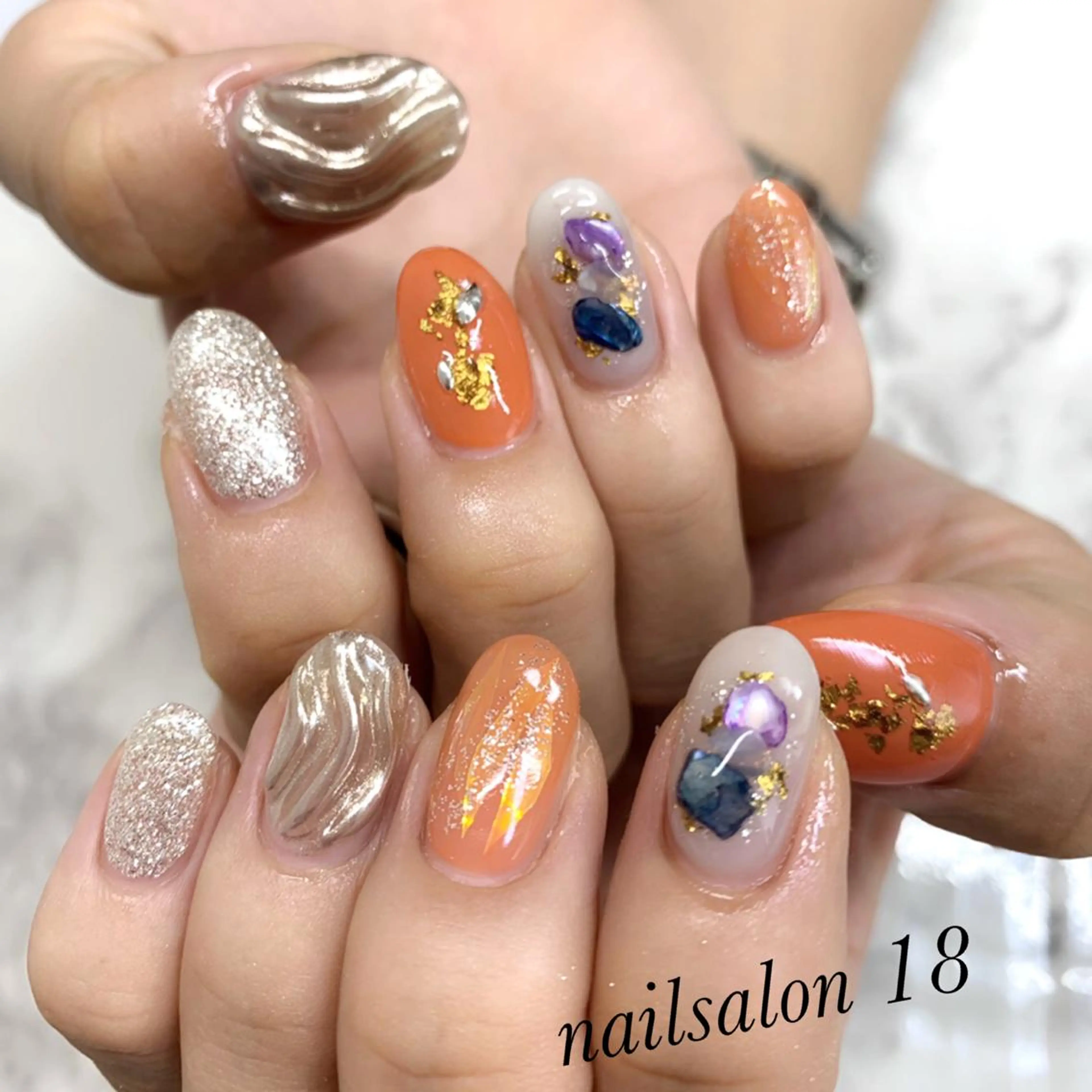 メンズ ネイル nail salon 18.のネイルデザイン