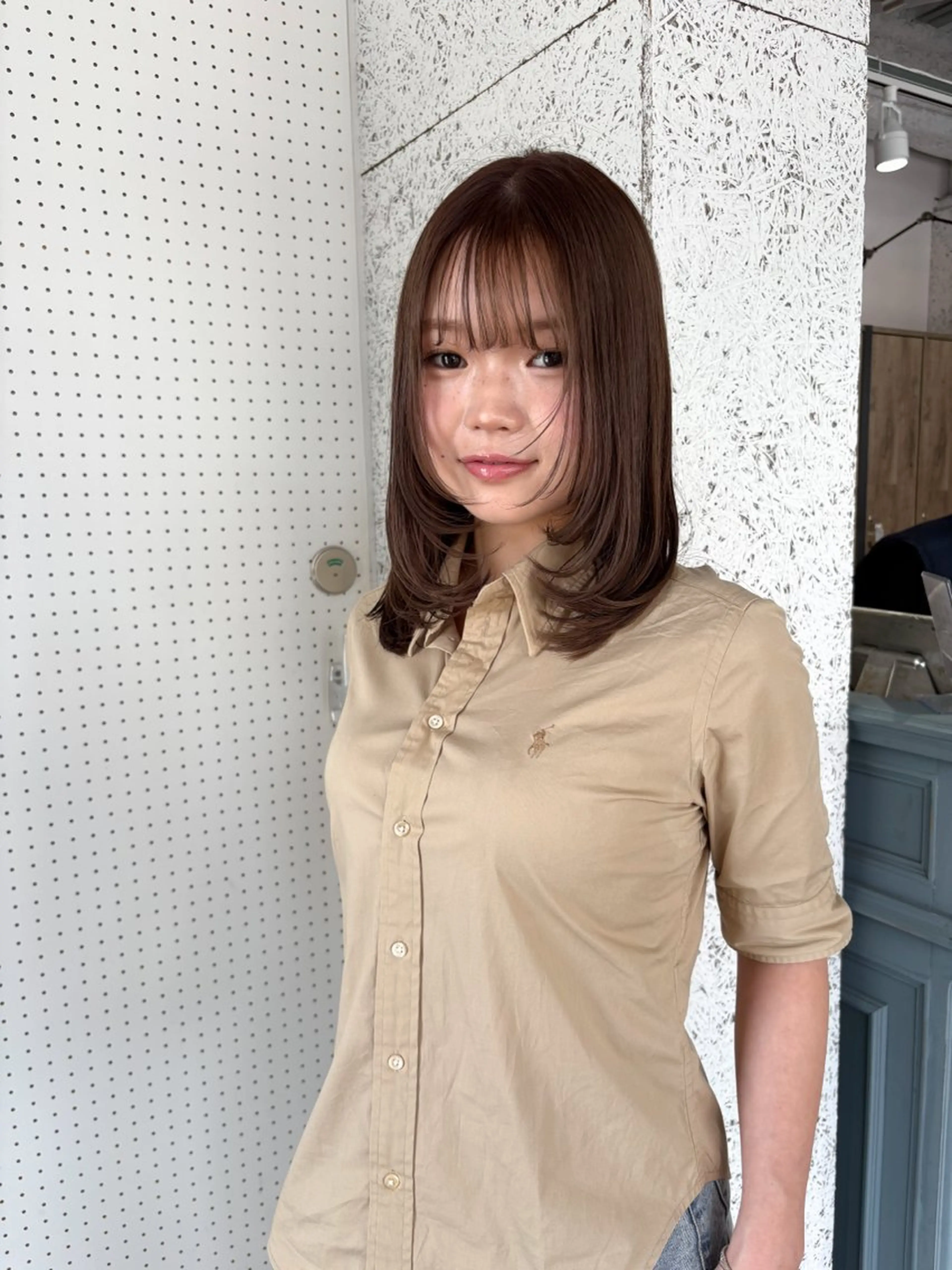 セミロング Steed Tokyo所属・Steed /立川/ レイヤー/futahのヘアスタイル