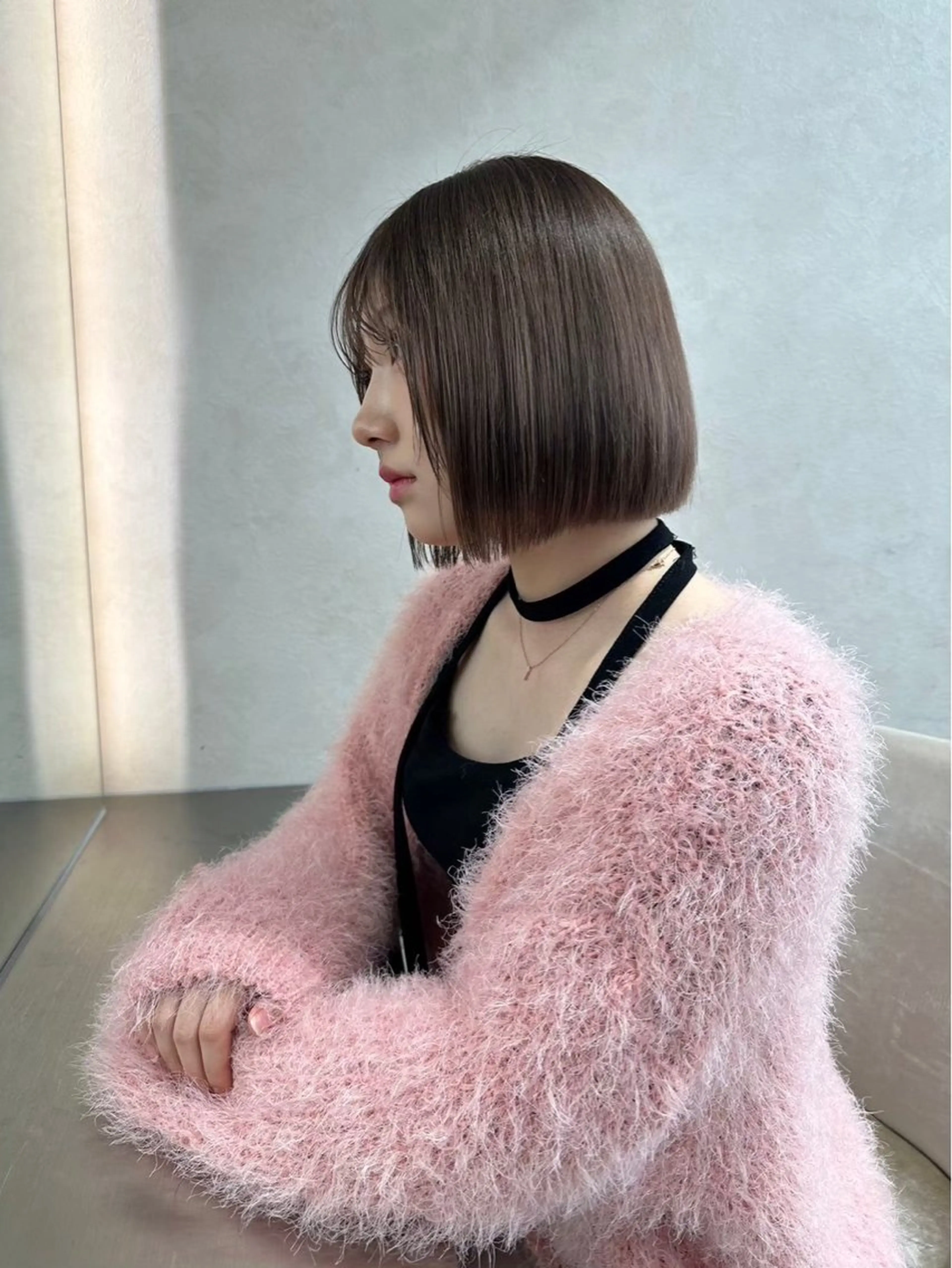 ショート カット ヘアカラー 髪質改善サロン Aster 天神大名店 【アスター】所属・ワンホンヘア× ベージュ🤍ひな🤍のヘアスタイル