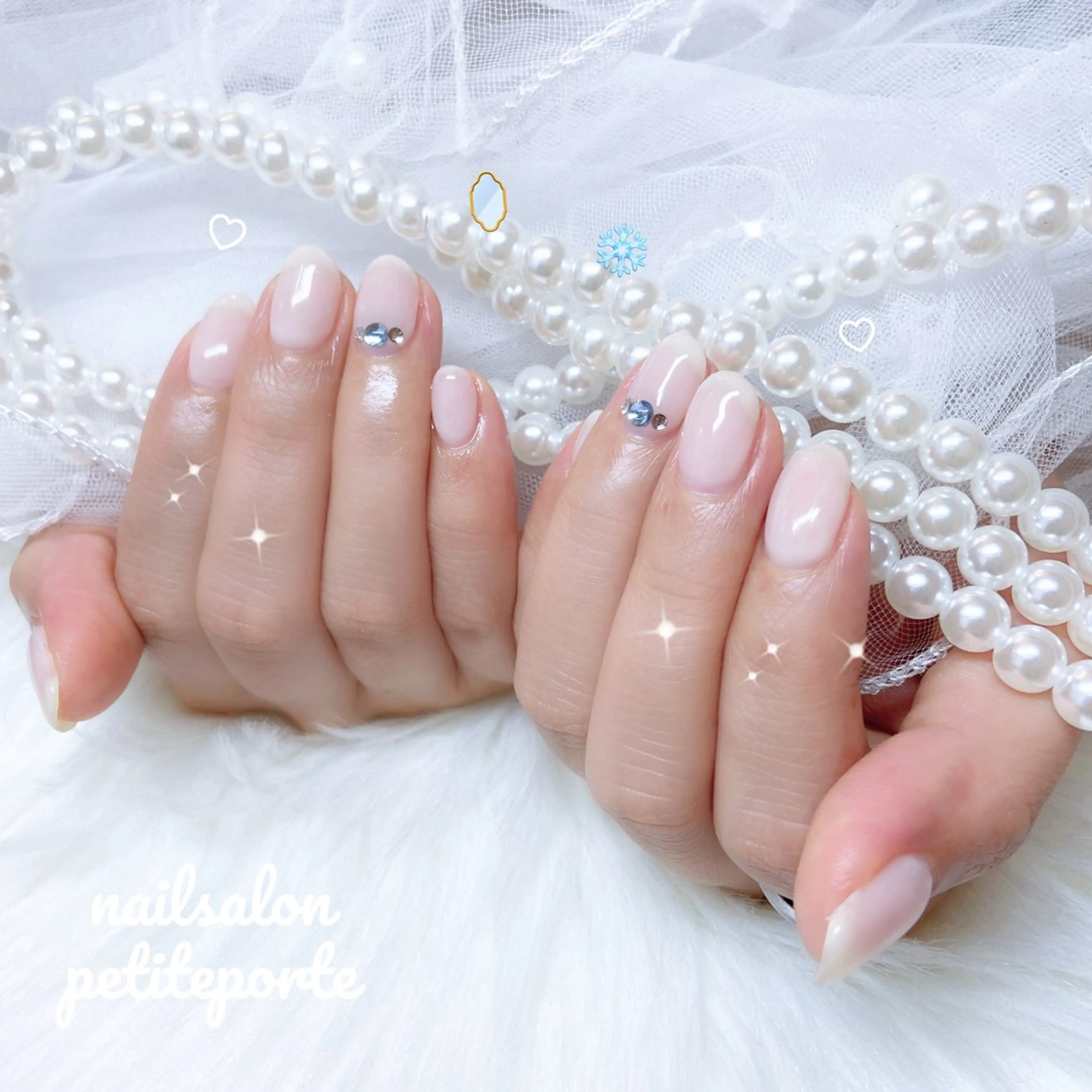 ネイル アートネイル 持ち込み オフィスネイル ショートネイル シンプルネイル ハンドネイル nailsalon petite porte所属・petite porteのネイルデザイン