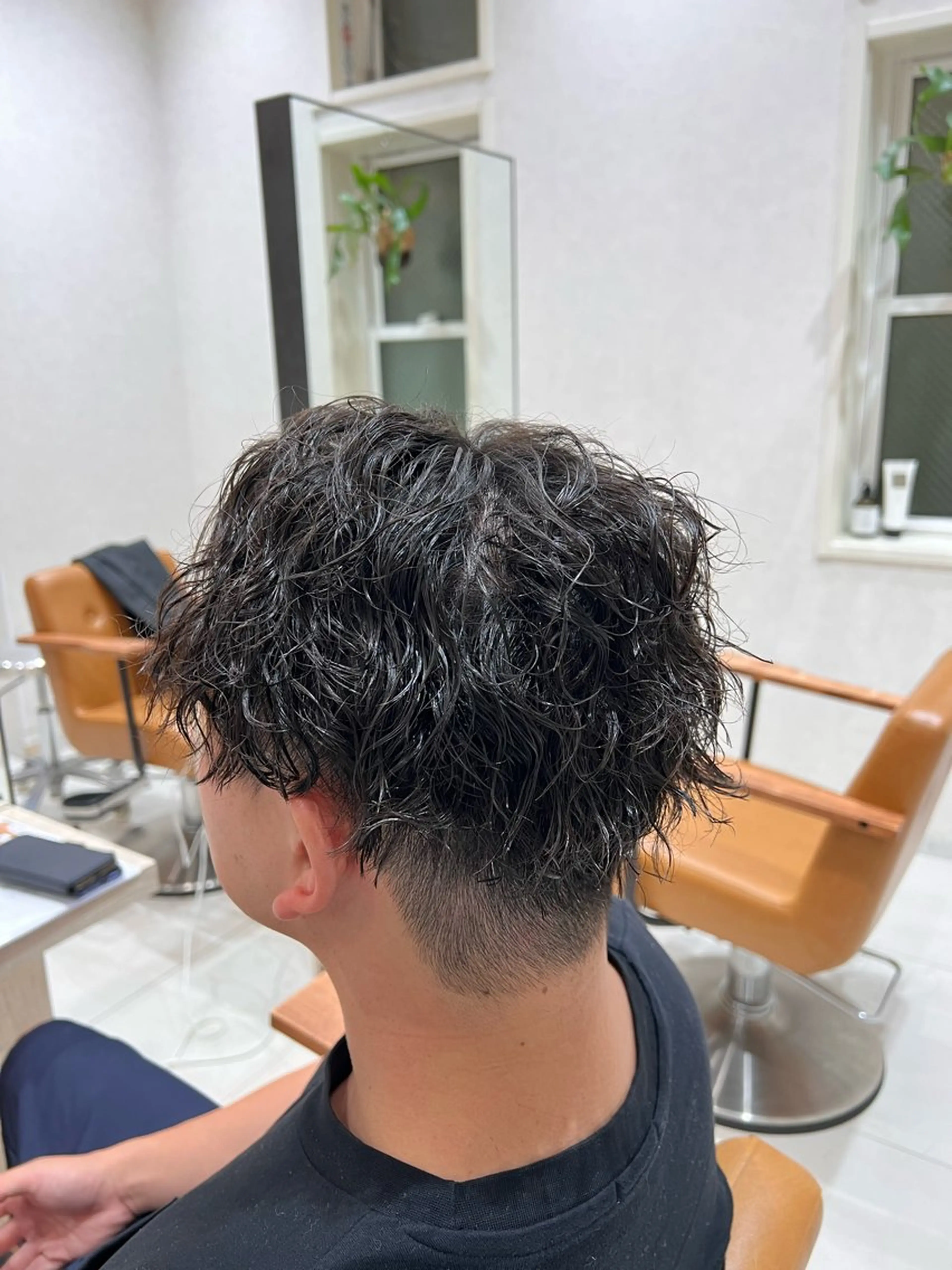 メンズ メンズパーマ レディースショート／ メンズ特化タケシ🍔のヘアスタイル