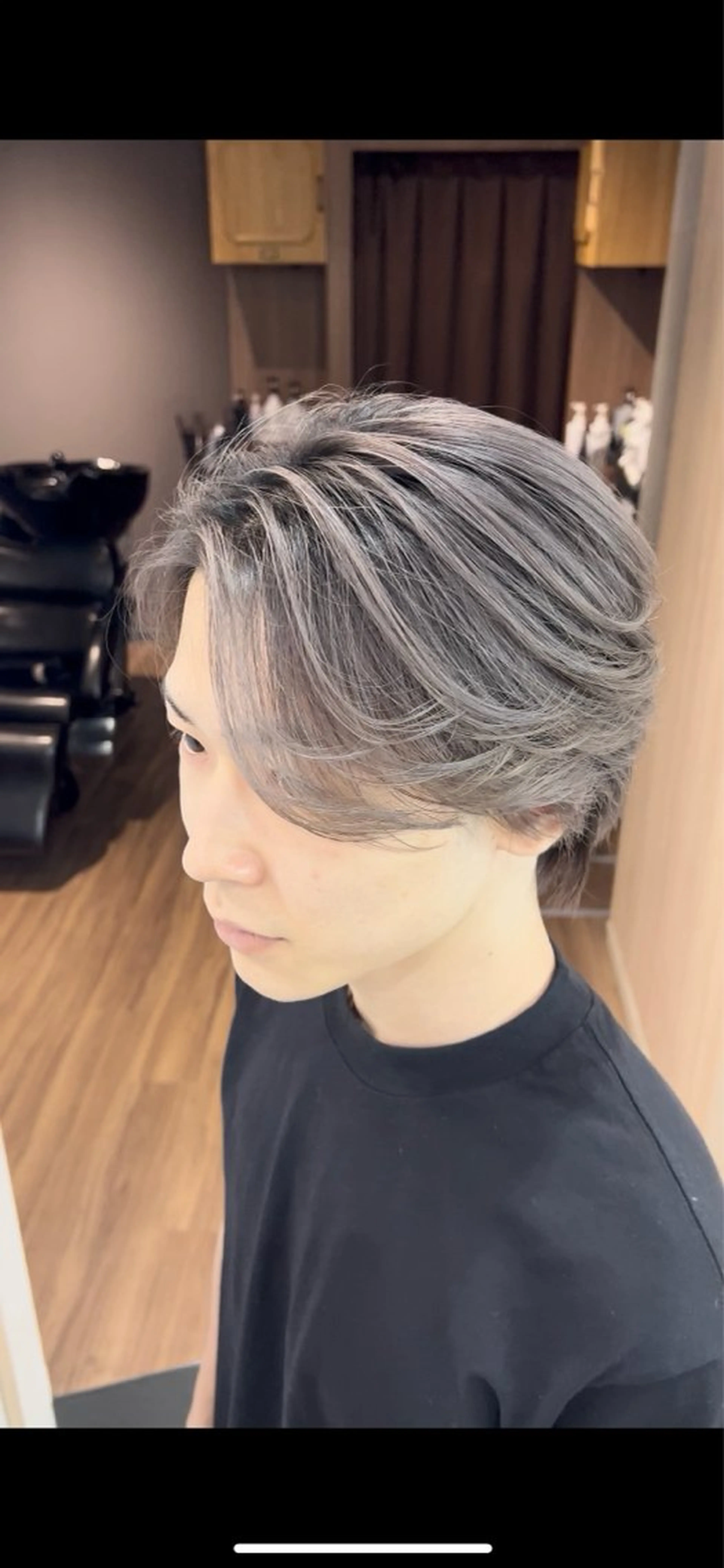 カラー メンズ メンズバレイヤージュ バレイヤージュ グレージュ カット ヘアカラー トリートメント 🏝メンズカット特化 赤羽🏝SHOのヘアスタイル