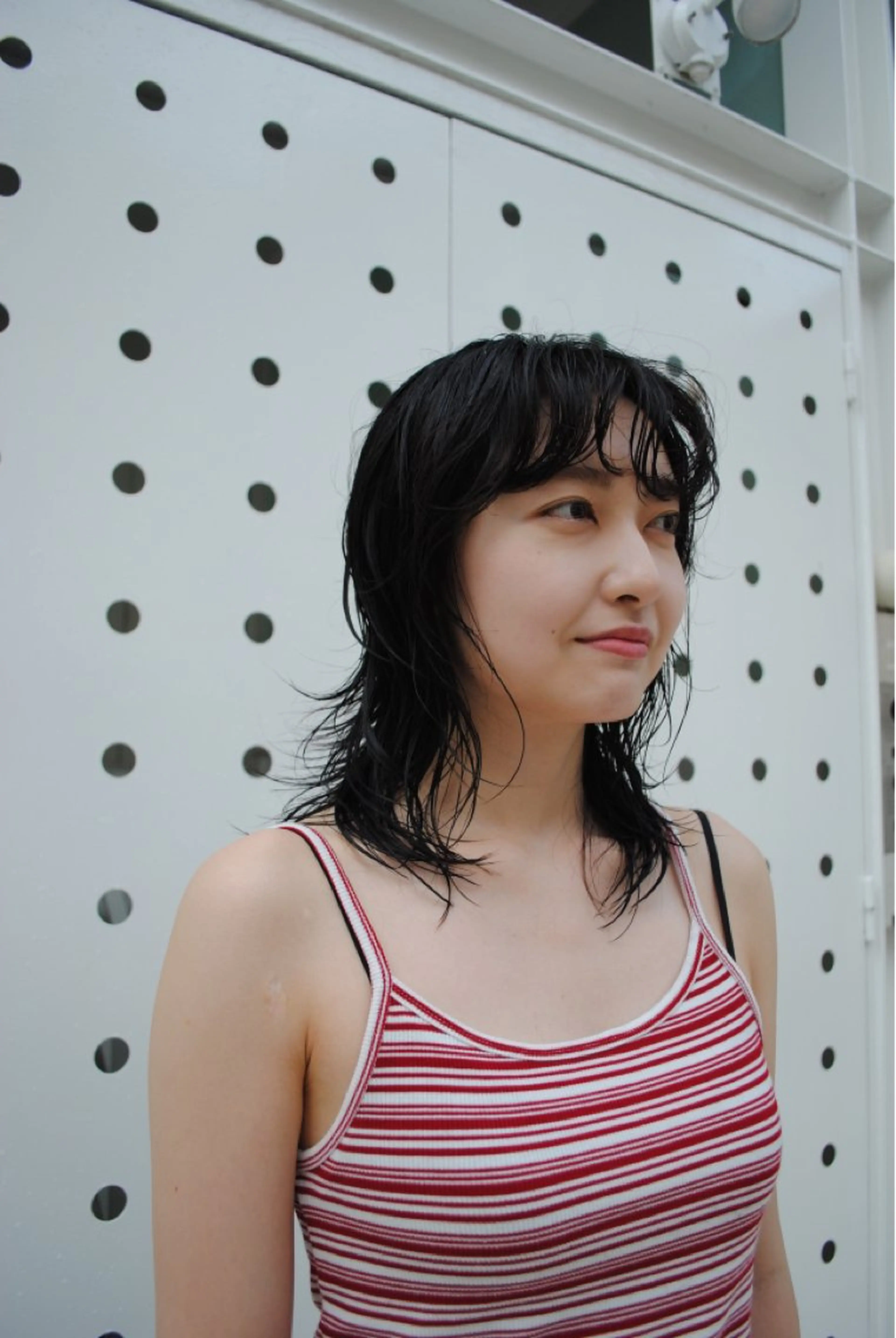 ミディアム パーマ カット パーマ NOUN所属・eri kinjoのヘアスタイル