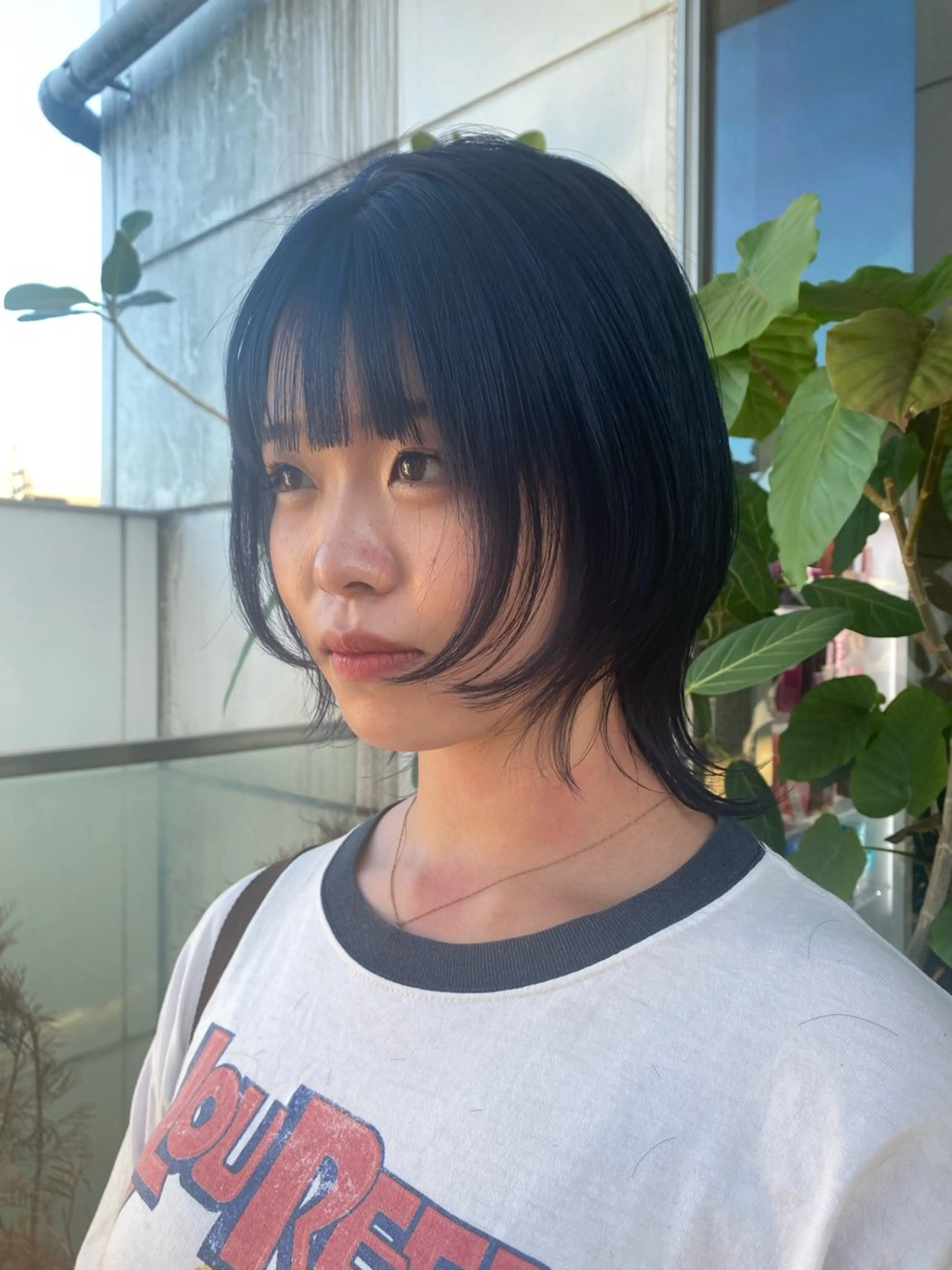 ミディアム カラー パーマ ヘアアレンジ ウルフカット カット ヘアカラー トリートメント ヘッドスパ ヘアセット 押切 響　のヘアスタイル