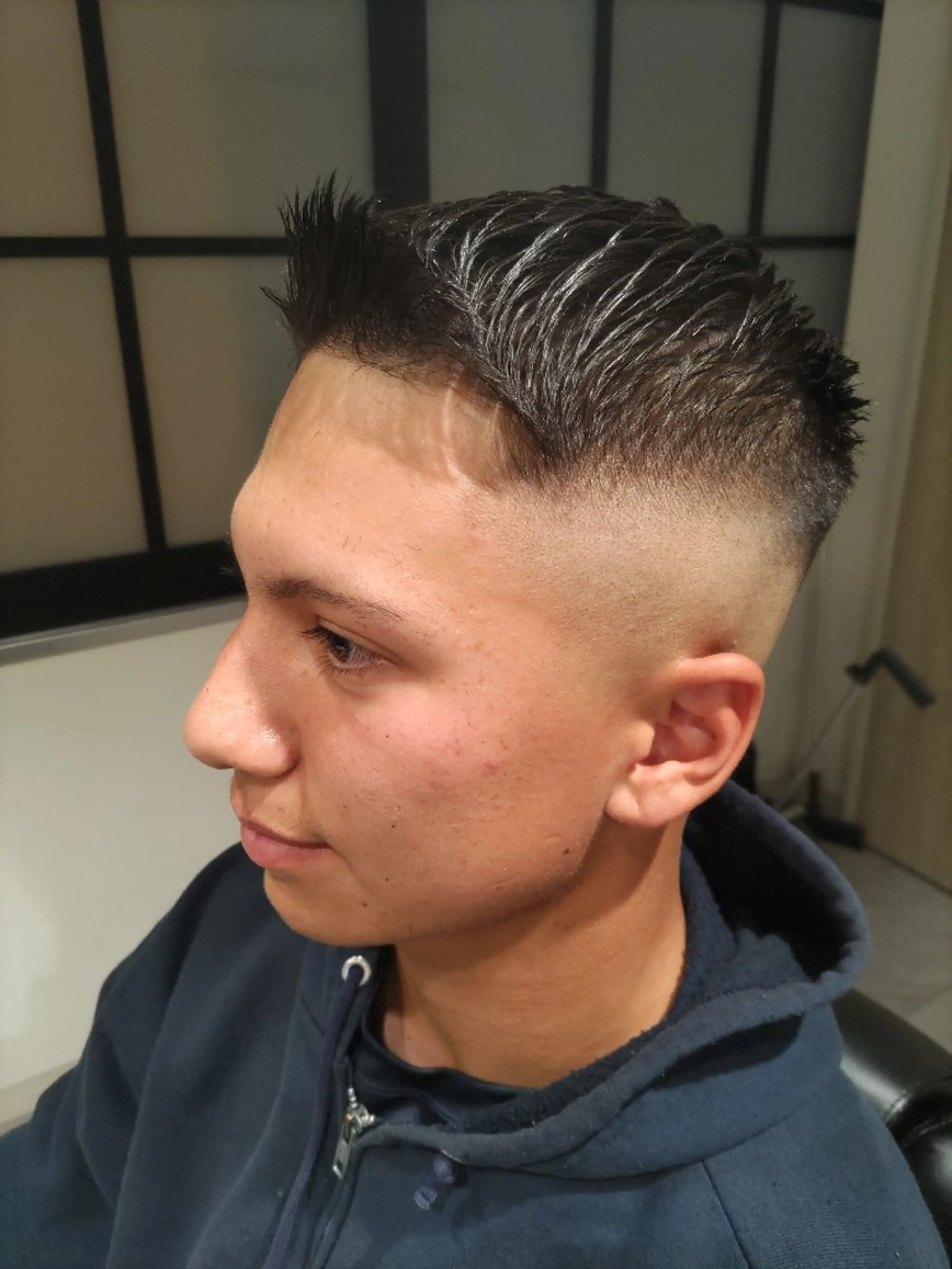 ショート メンズ ビジネス フェードカット メンズパーマ メンズツイストパーマ ツーブロック HAIR&GROOMING　YOSHIZAWA Inc. BANDAI所属・💈多賀 裕史💈のヘアスタイル