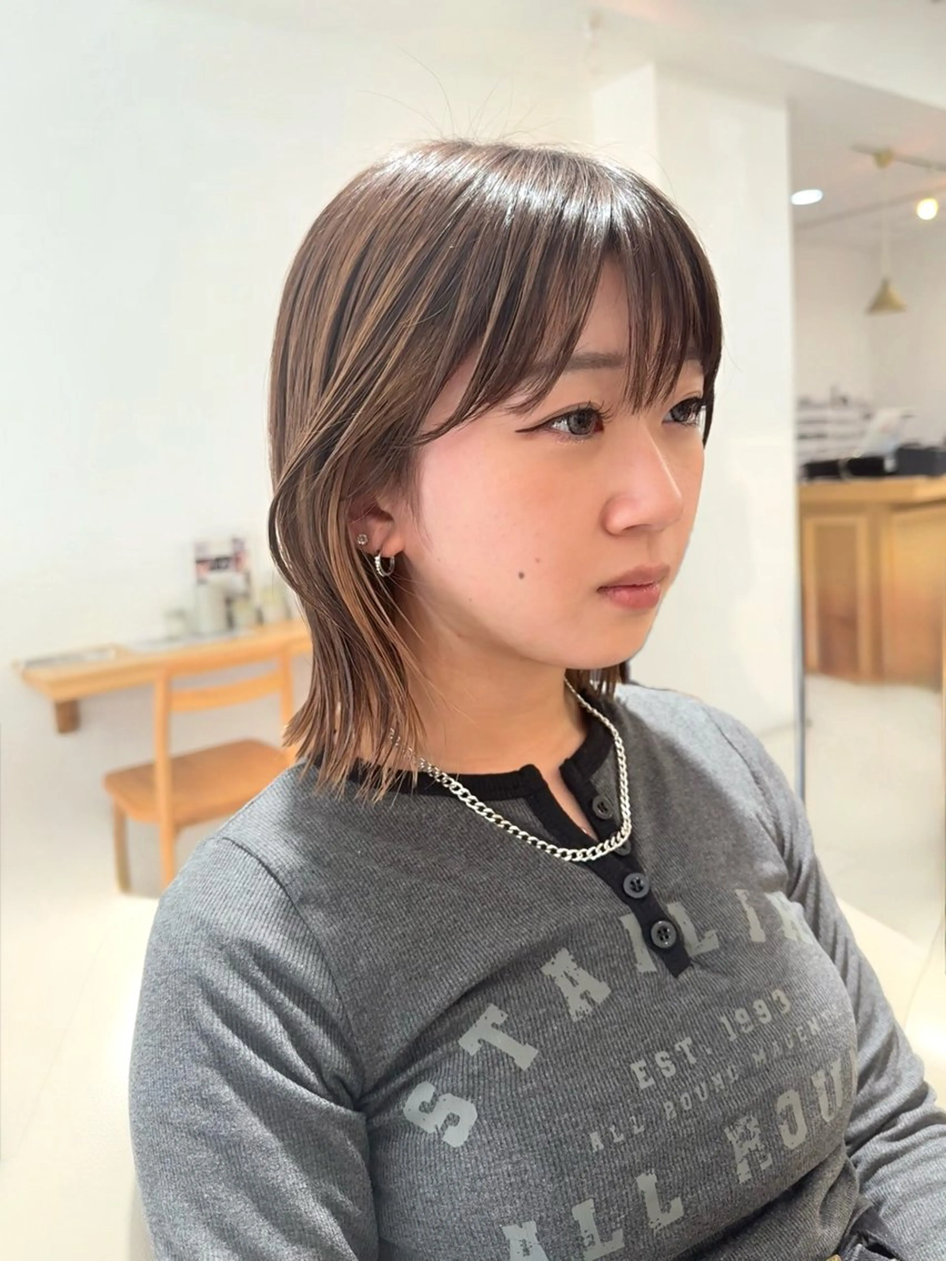 ショート カラー カット ヘアカラー トリートメント 安永 涼のヘアスタイル